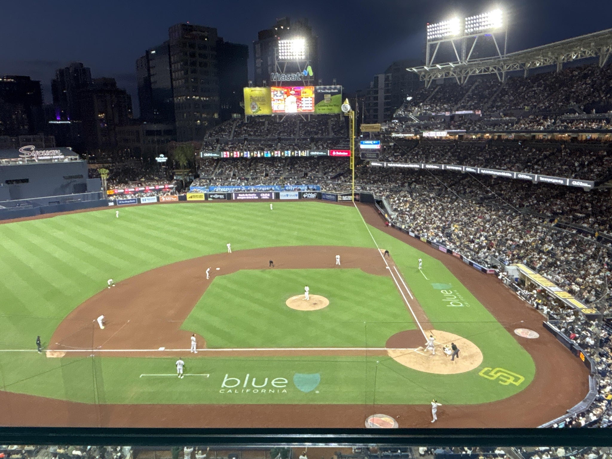 Real Fan View taken from Section 310 at Petco Park by Susan O