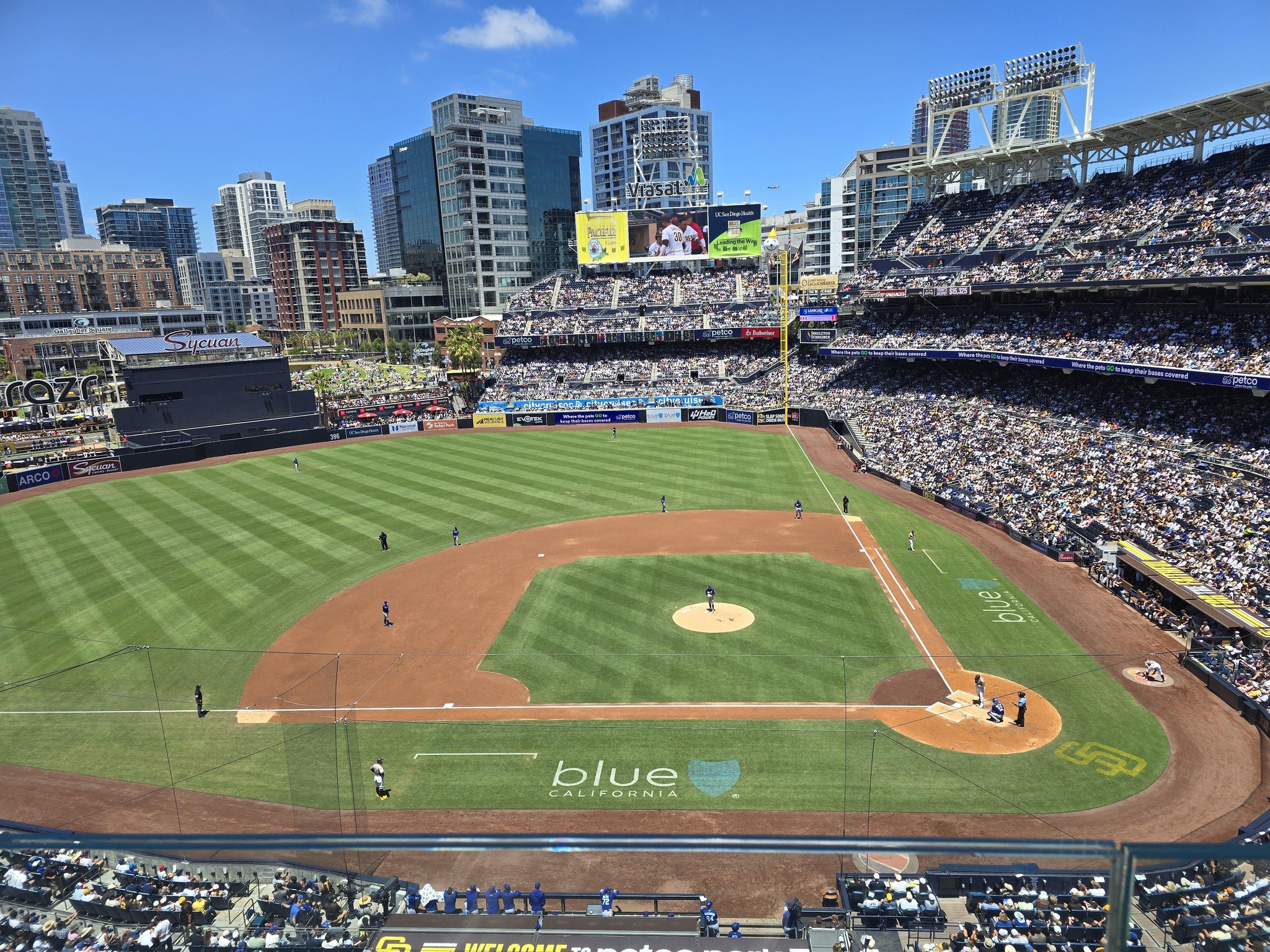 Vue réelle des fans prise de la Section 310 au site Petco Park par Elaine M