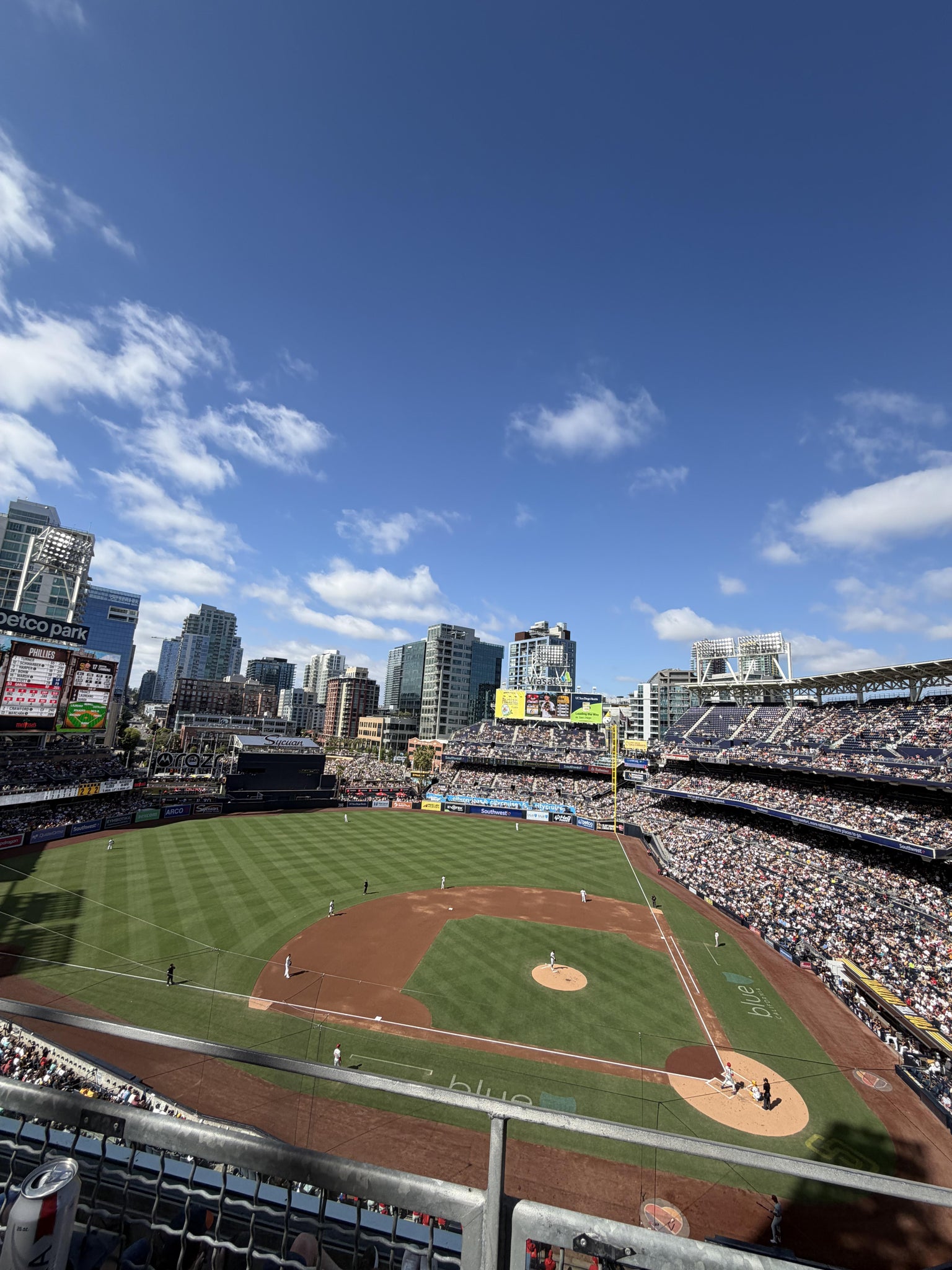 Real Fan View taken from Section 310 at Petco Park by Grant W