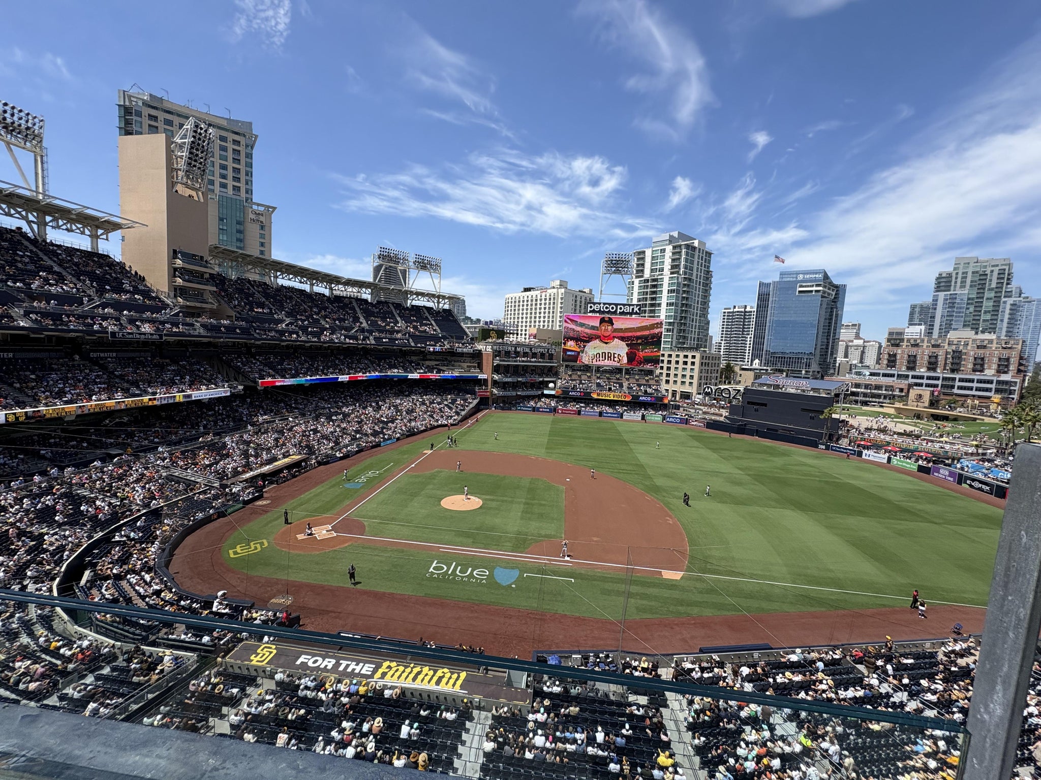 Real Fan View taken from Section 311 at Petco Park by Gk M
