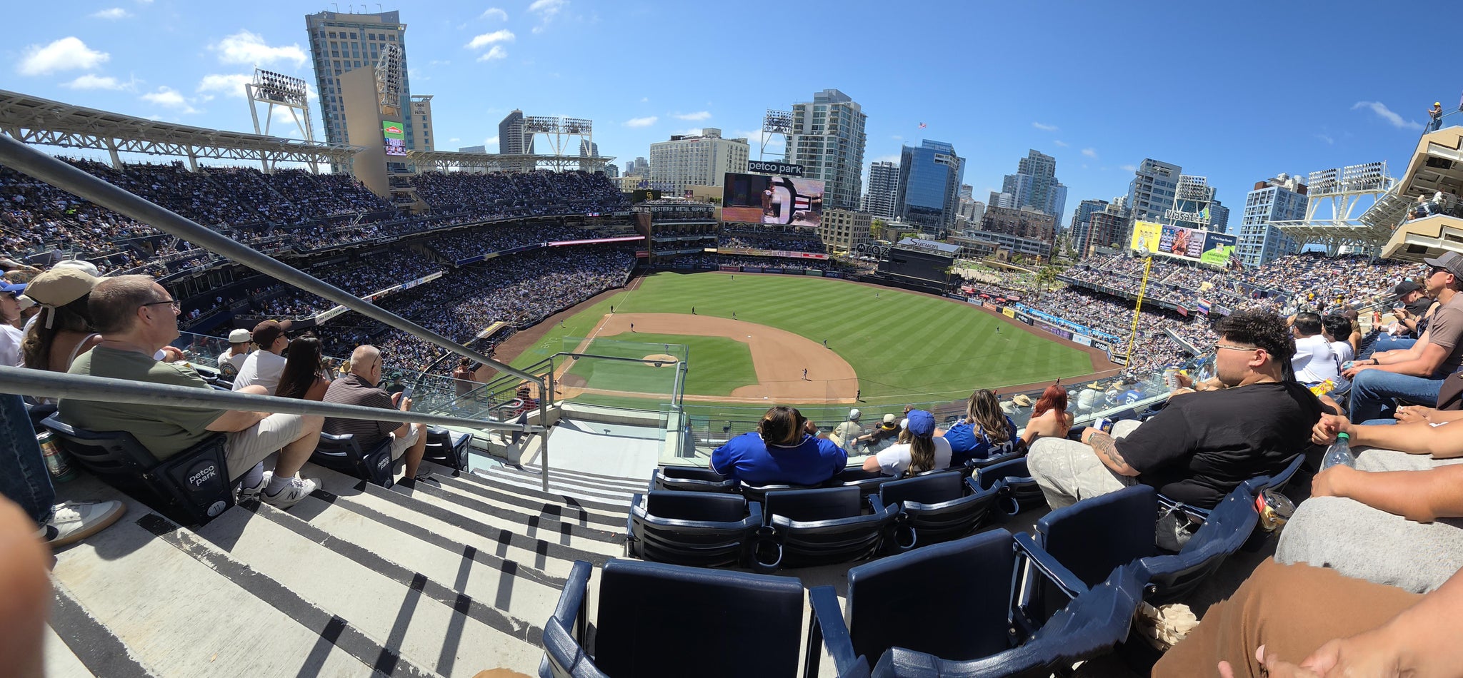 Real Fan View taken from Section 311 at Petco Park by Joel D