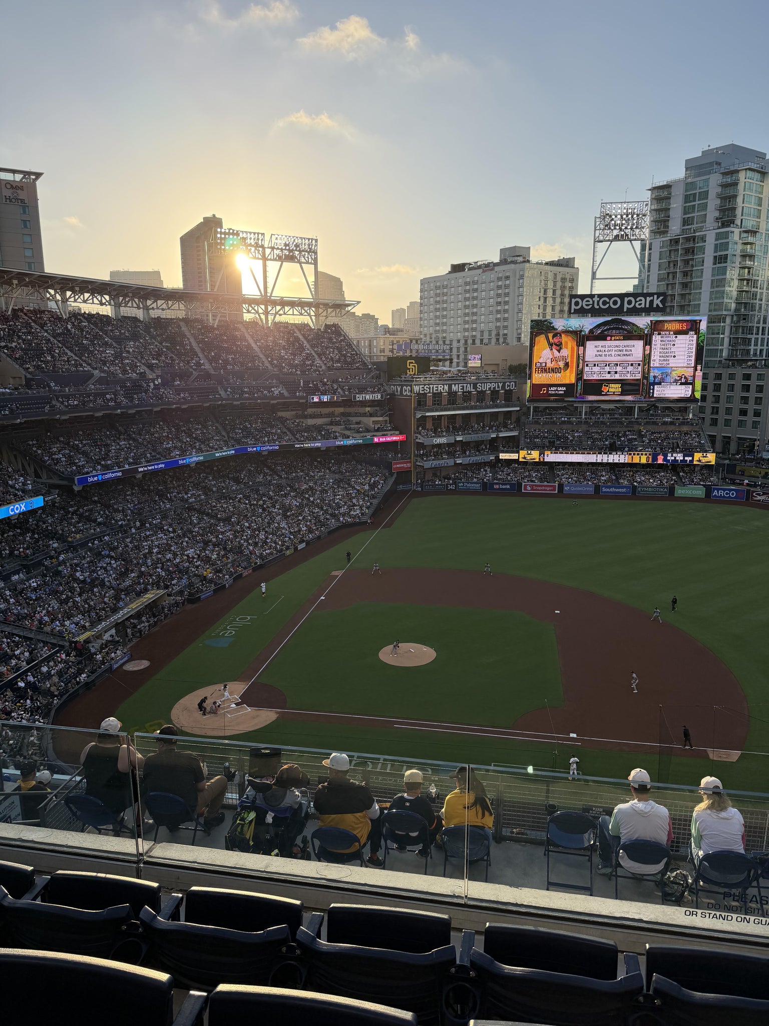Real Fan View taken from Section 311 at Petco Park by Kirkwood B