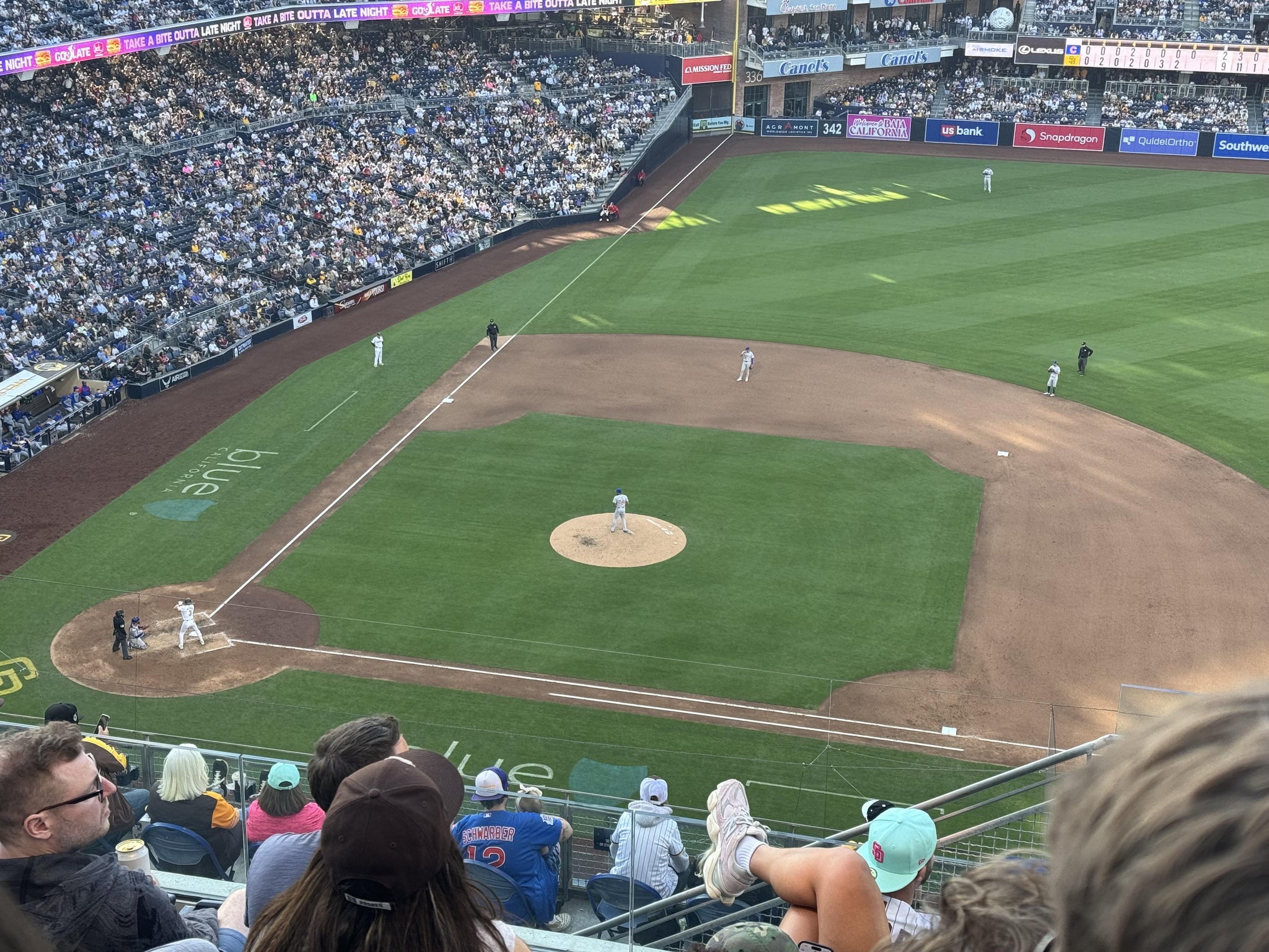 Real Fan View taken from Section 311 at Petco Park by Andrew G