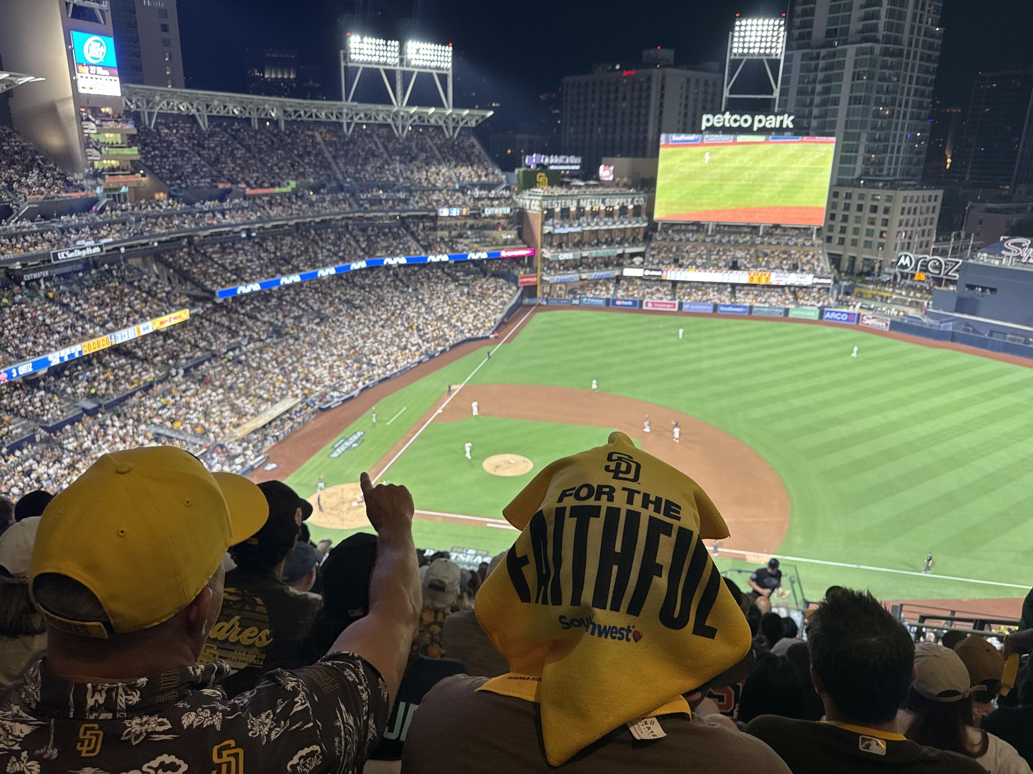 Real Fan View taken from Section 311 at Petco Park by Rafael C