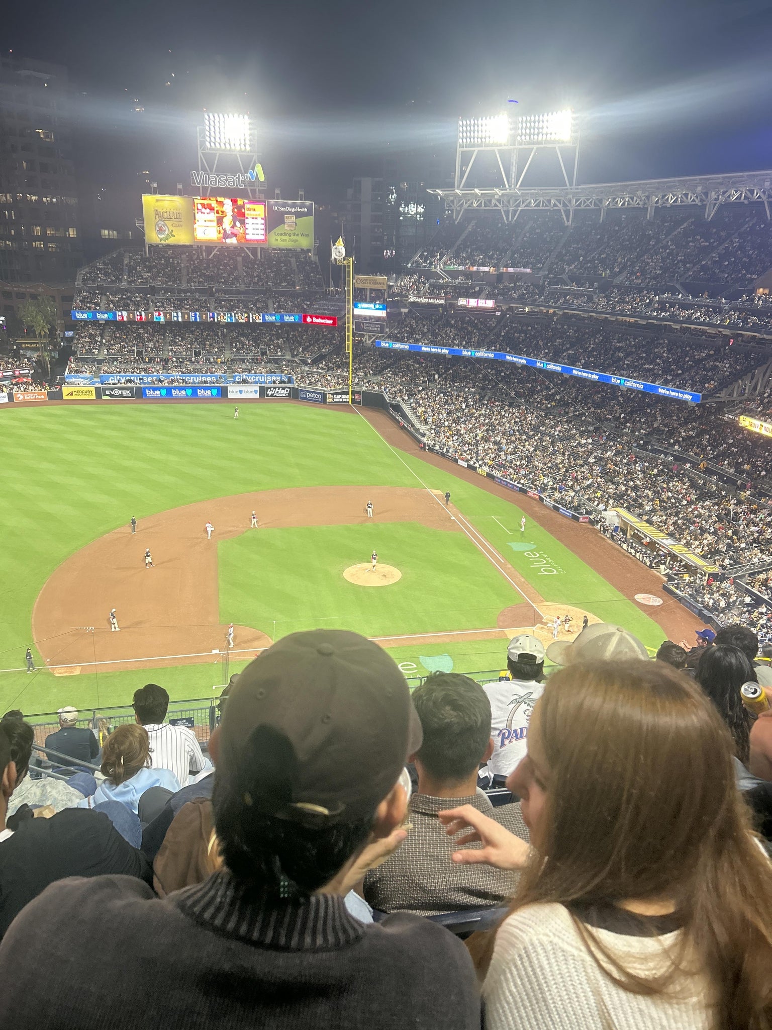 Real Fan View taken from Section 312 at Petco Park by Natalie D