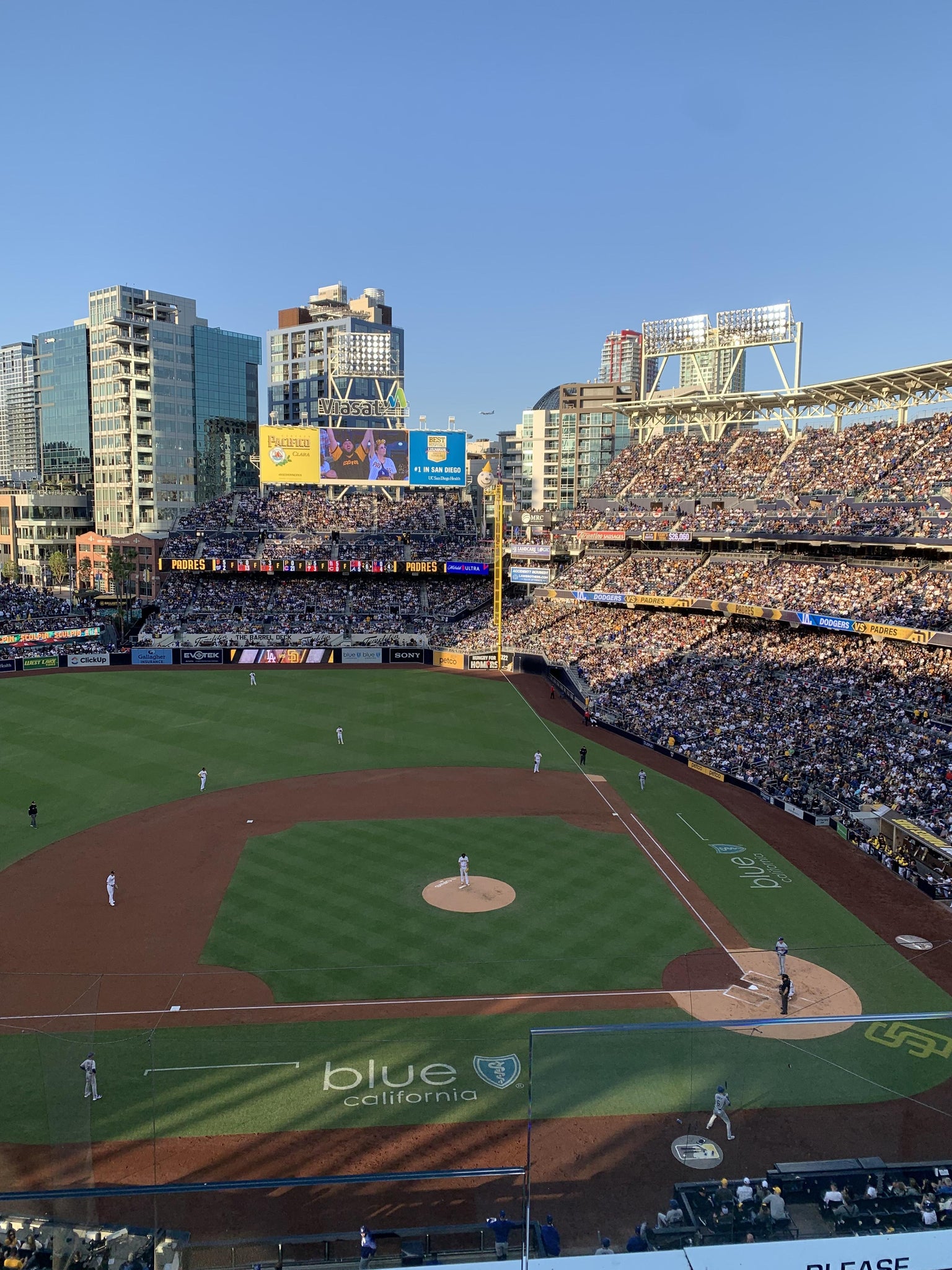 Real Fan View taken from Section 312 at Petco Park by Victoria H