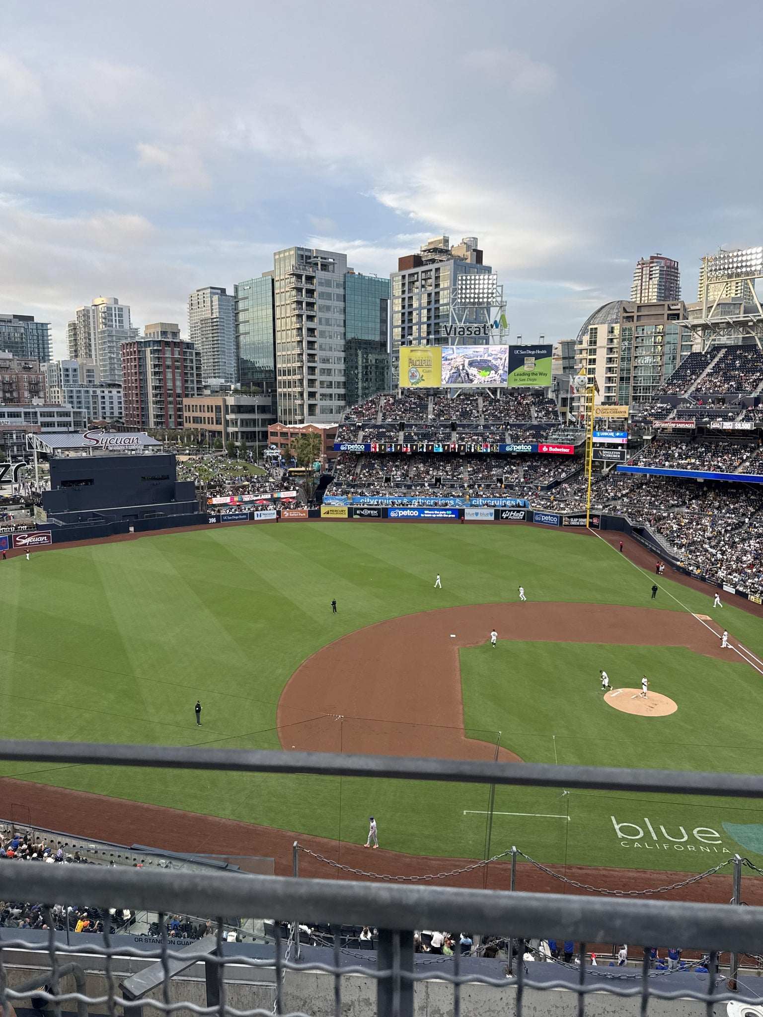 Real Fan View taken from Section 312 at Petco Park by Erik S