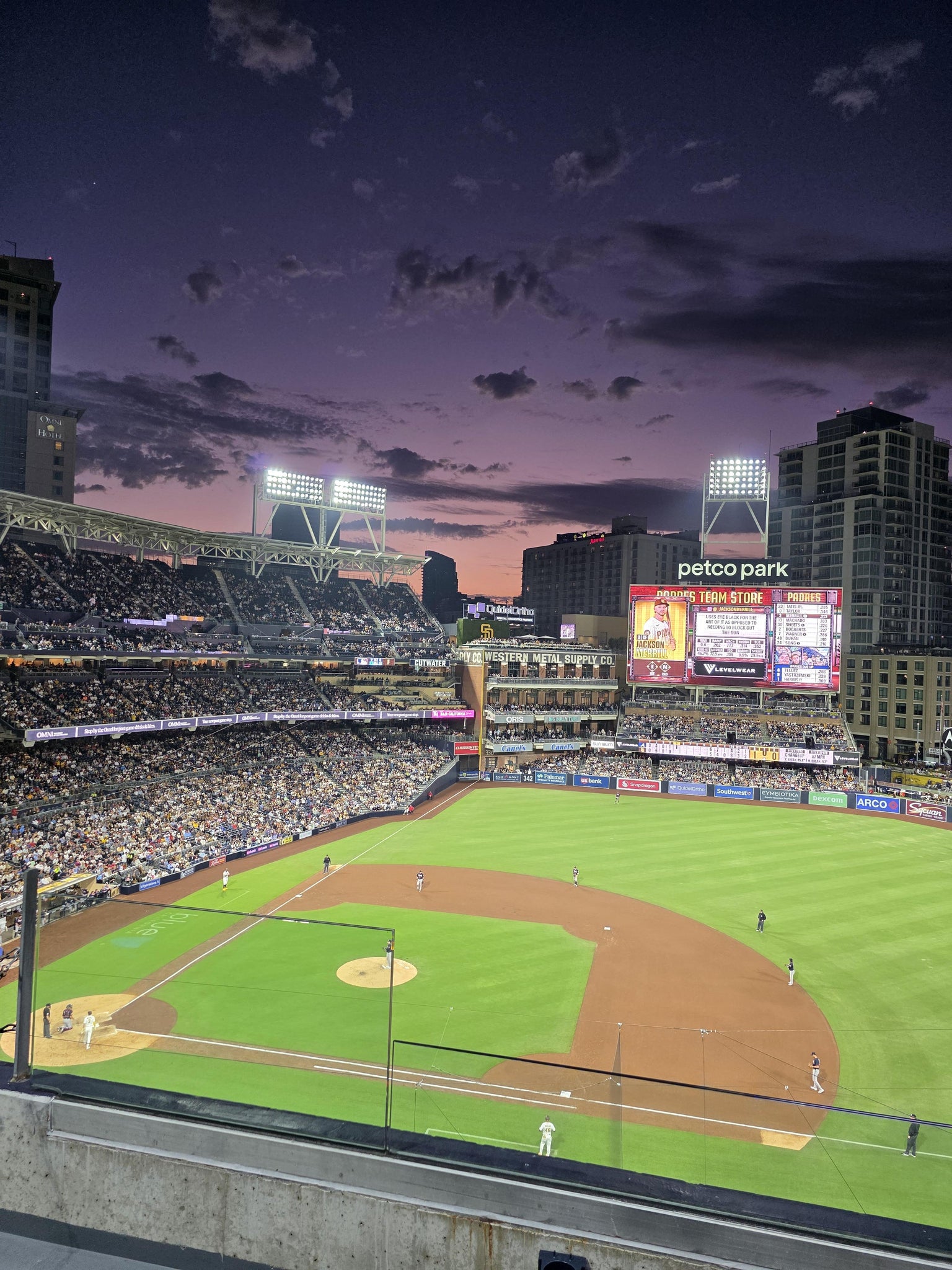Real Fan View taken from Section 313 at Petco Park by Lea G