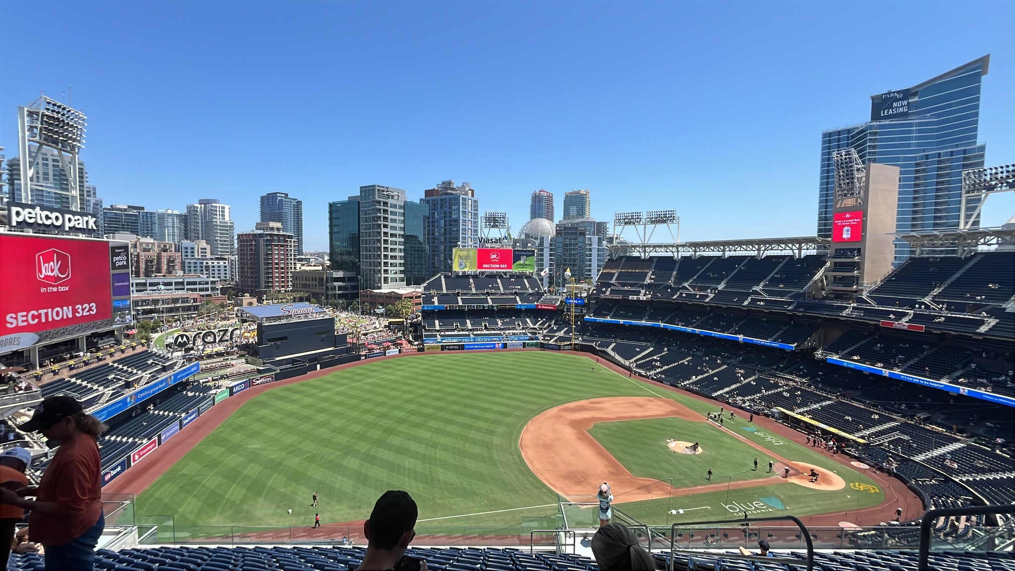 Vue réelle des fans prise de la Section 316 au site Petco Park par Anonymous User