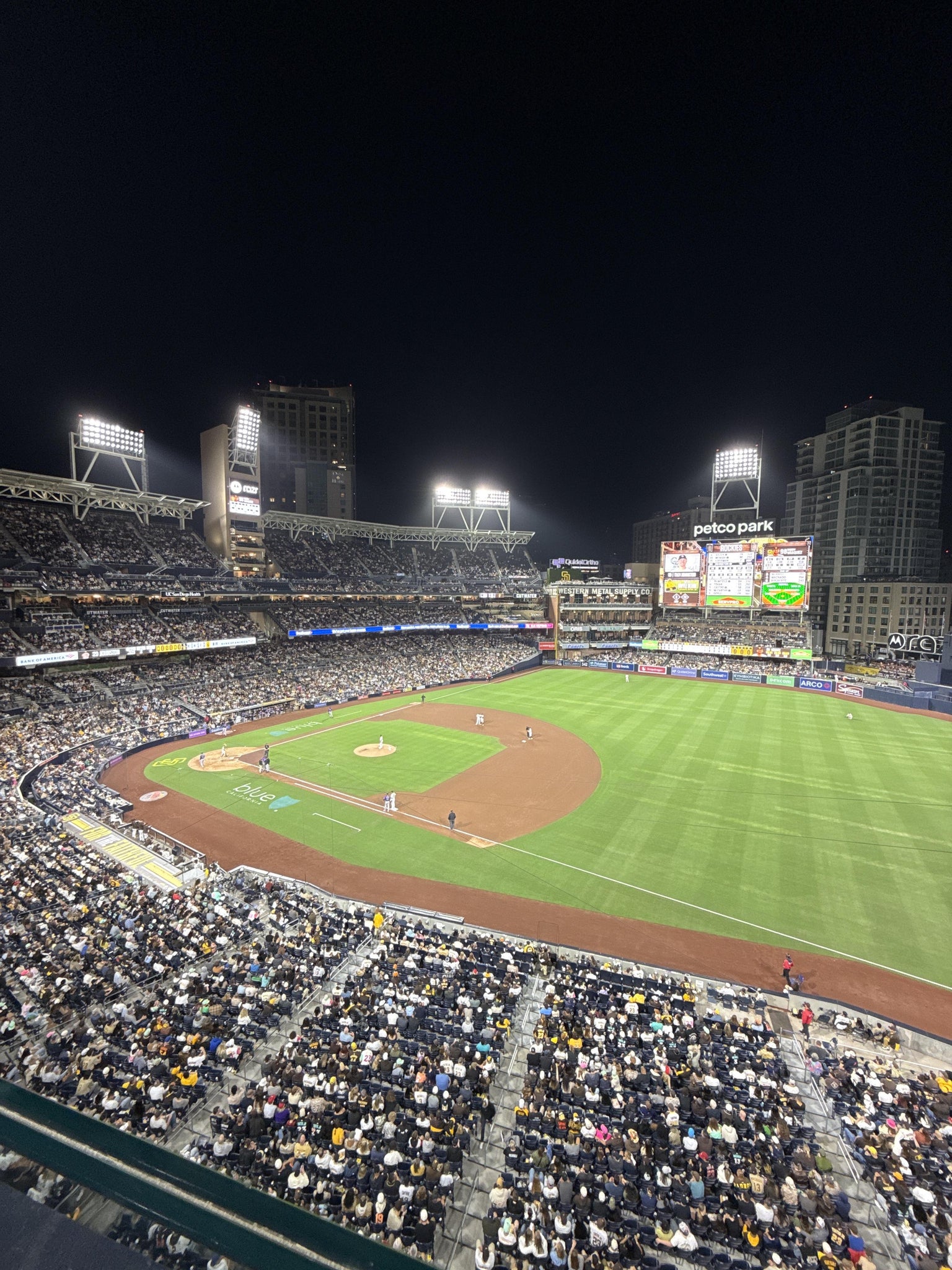 Real Fan View taken from Section 317 at Petco Park by Jack W