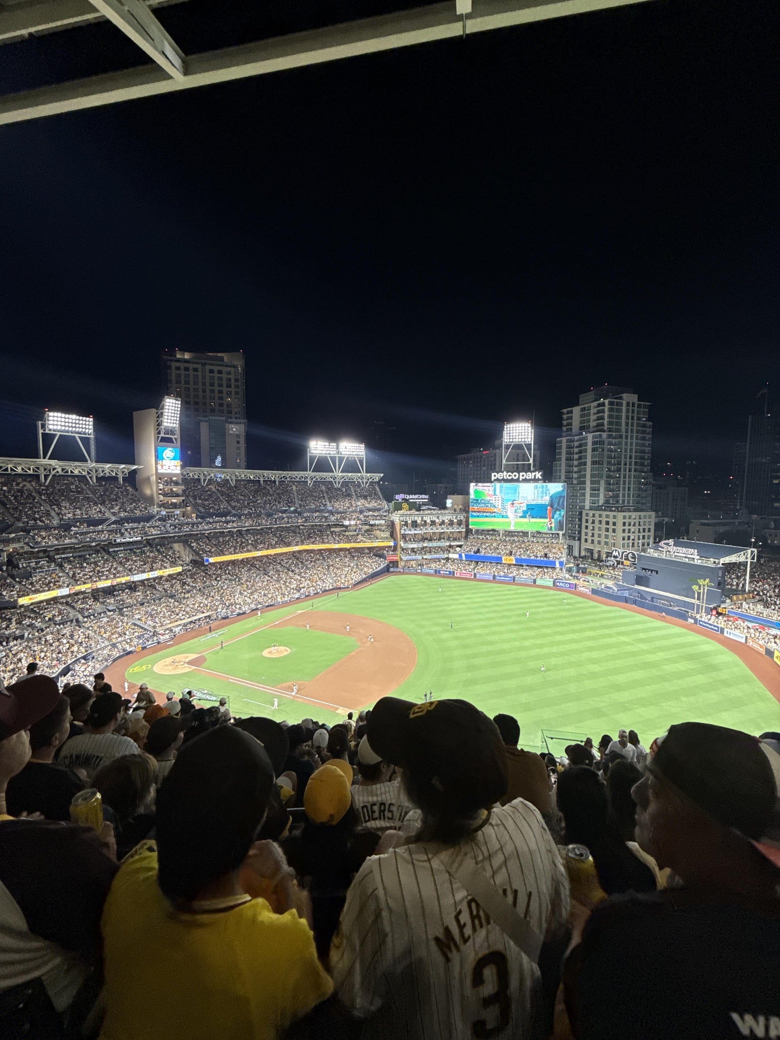 Real Fan View taken from Section 317 at Petco Park by Manuel G
