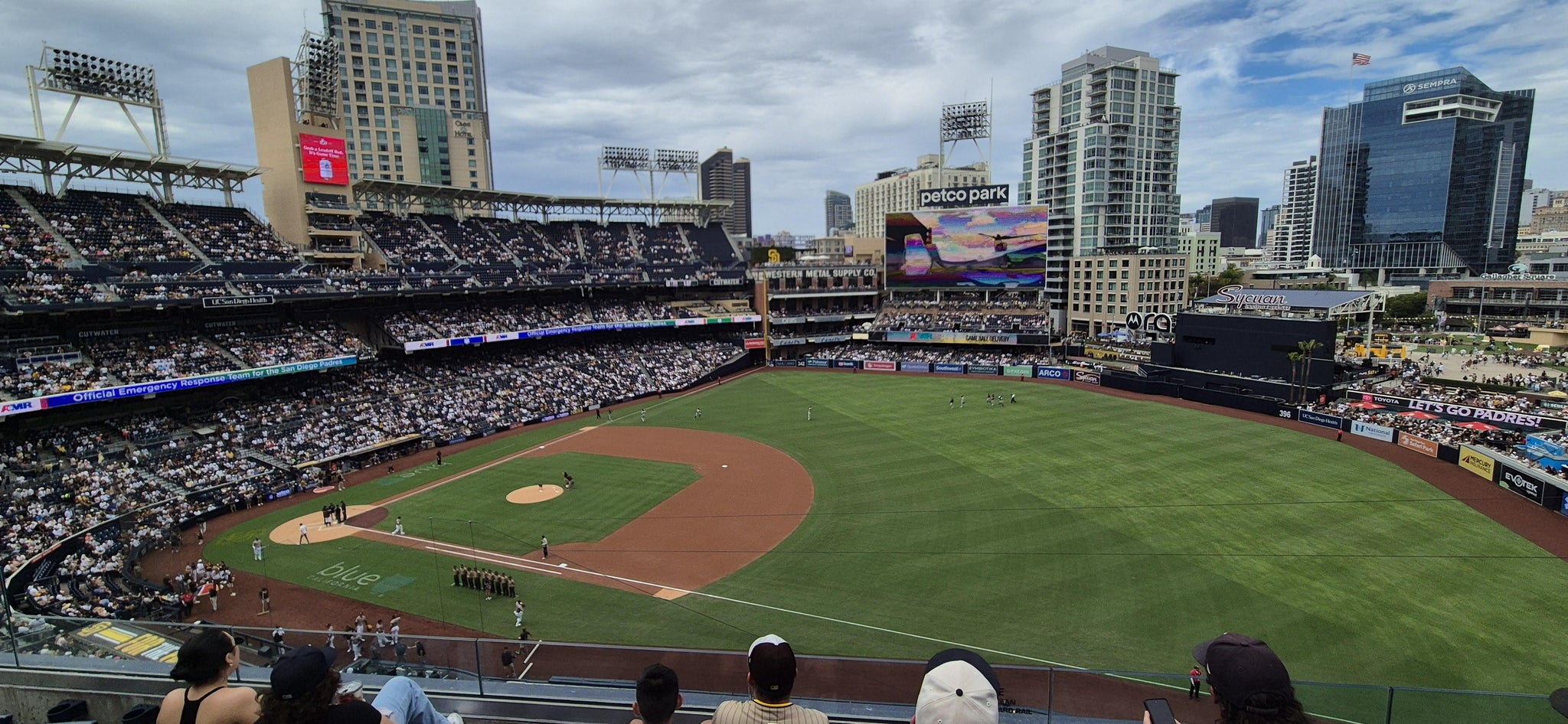 Real Fan View taken from Section 317 at Petco Park by Diego D