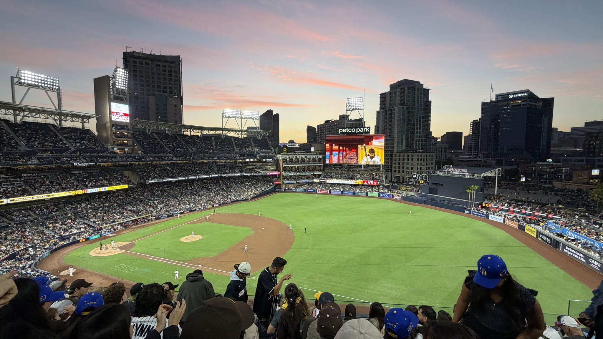 Vue réelle des fans prise de la Section 317 au site Petco Park par Marco G