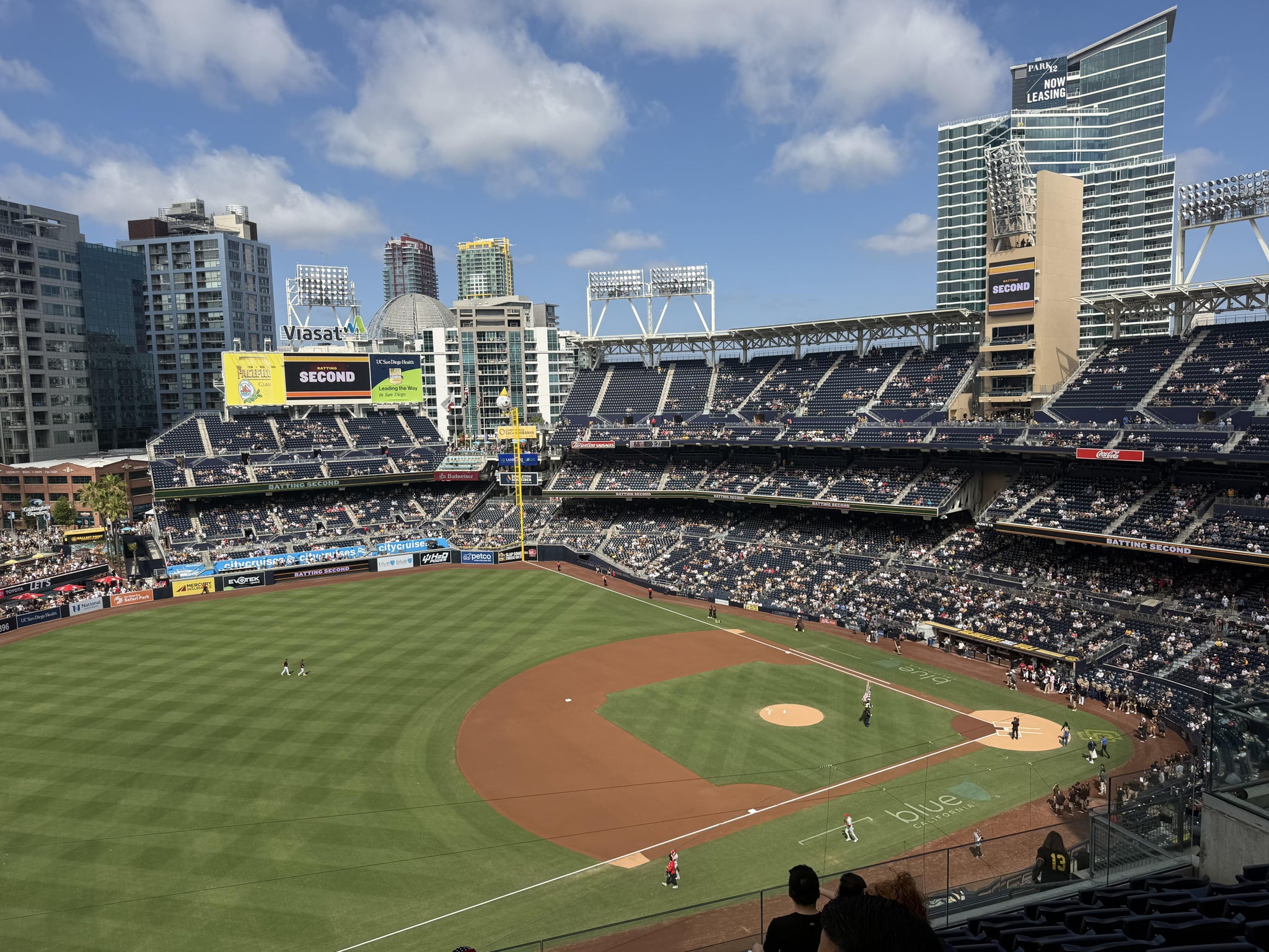 Real Fan View taken from Section 318 at Petco Park by Nhi L