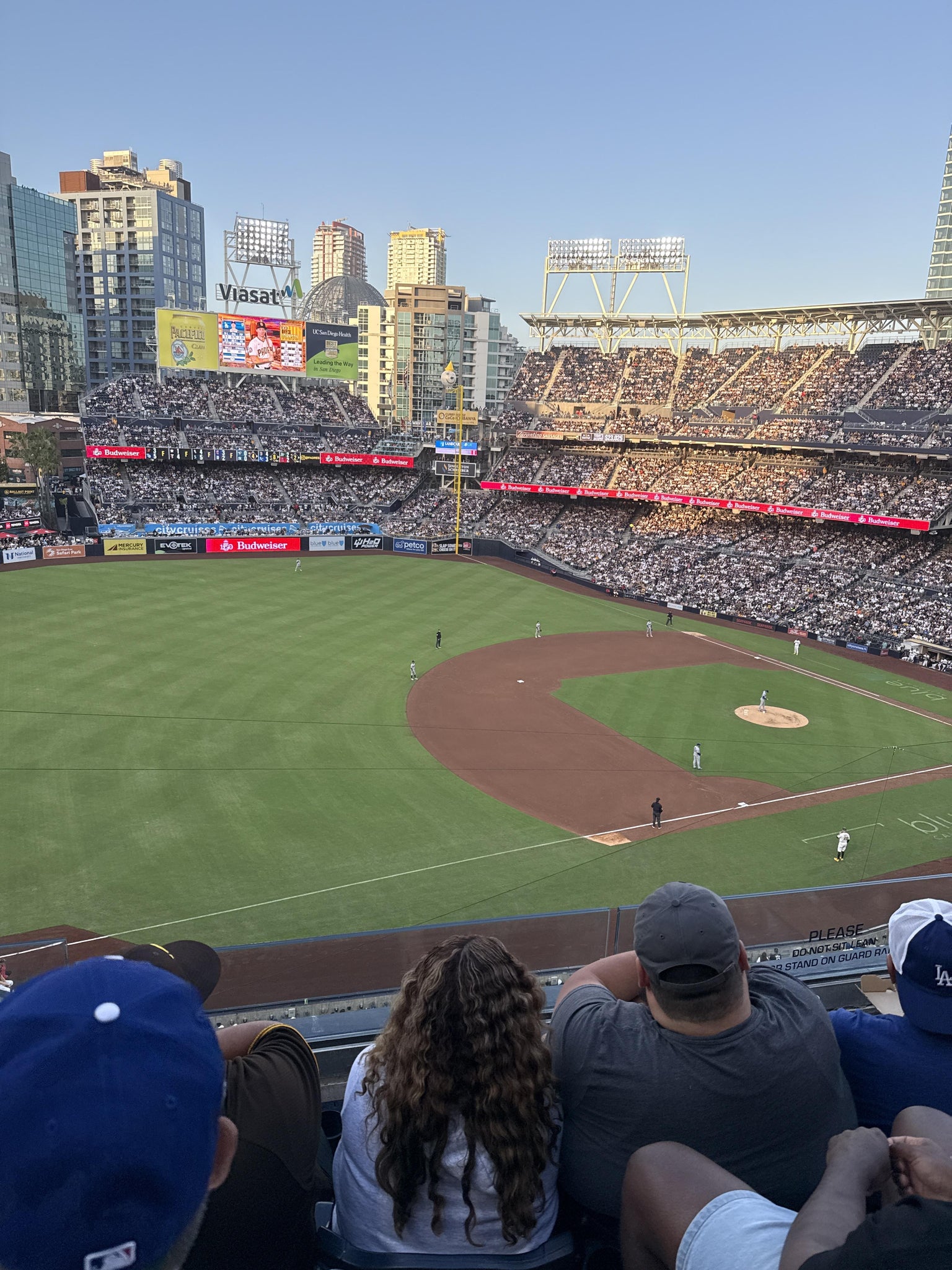 Real Fan View taken from Section 318 at Petco Park by Claudia L