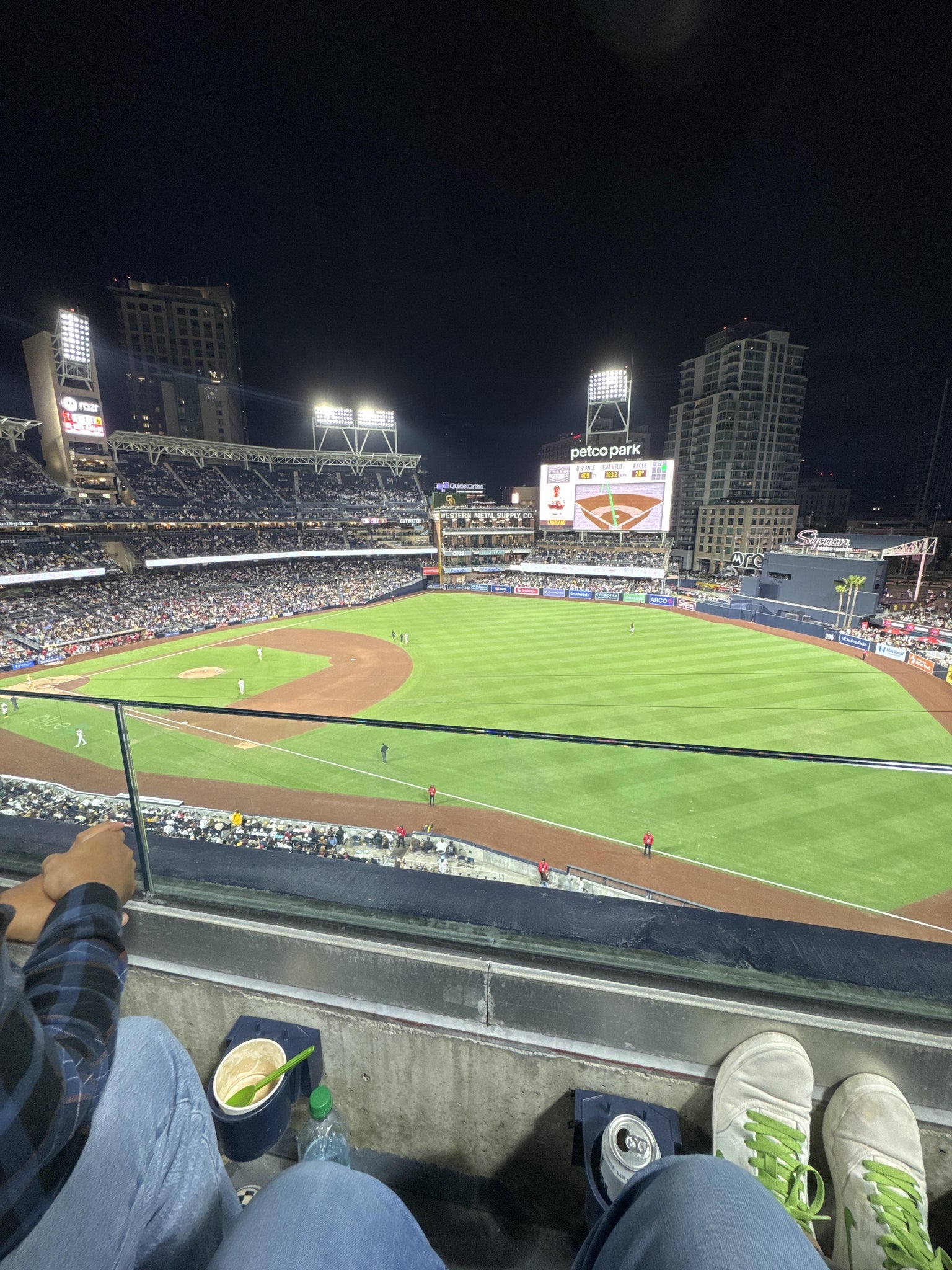 Real Fan View taken from Section 319 at Petco Park by Emely M
