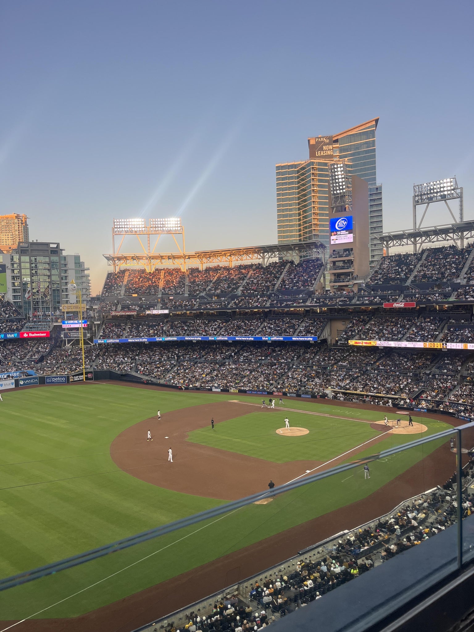 Real Fan View taken from Section 320 at Petco Park by Riley O