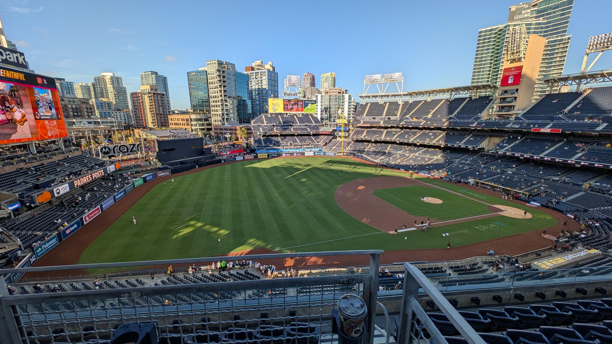 Real Fan View taken from Section 320 at Petco Park by Brandon T
