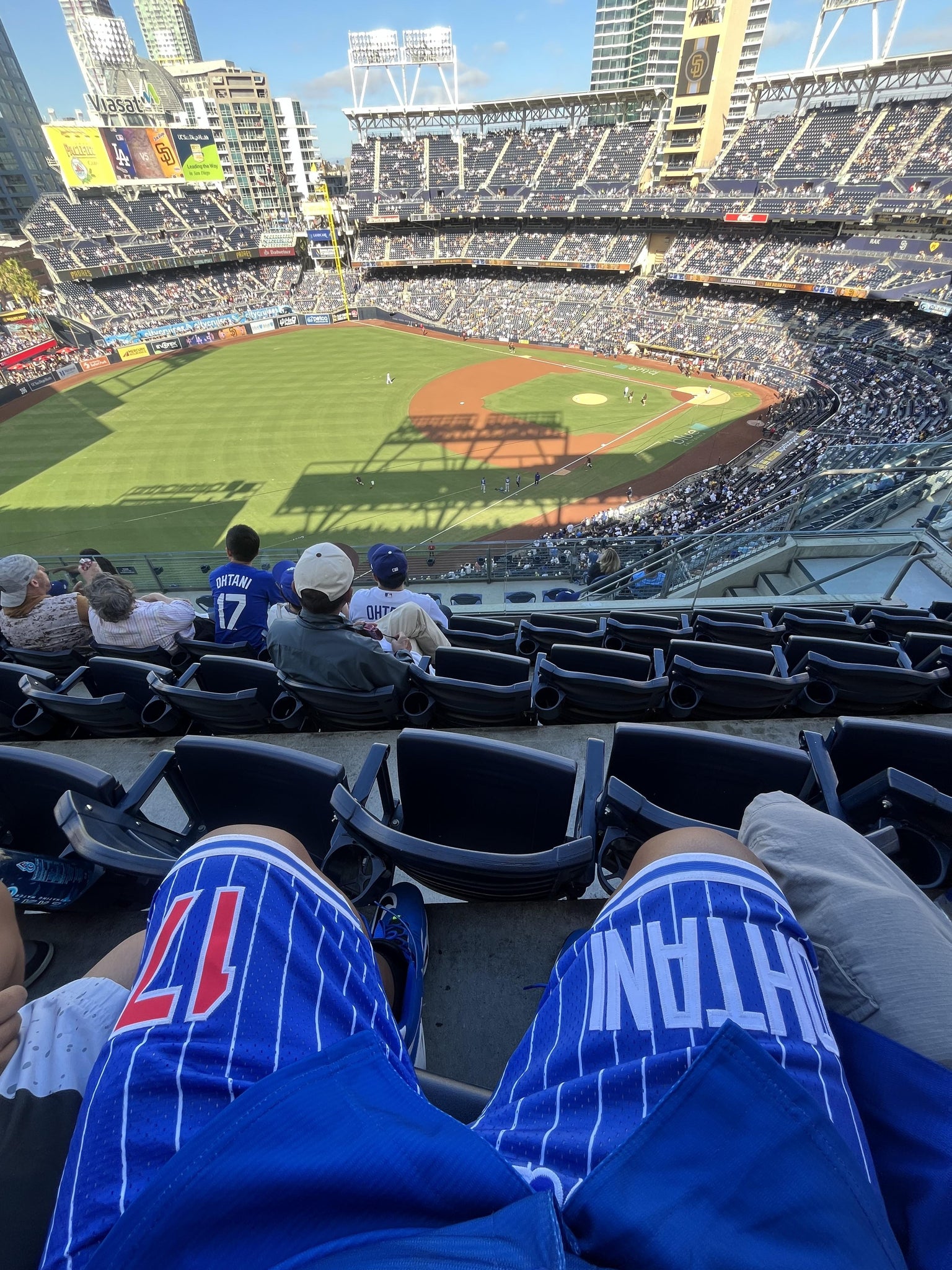 Real Fan View taken from Section 324 at Petco Park by Victor A