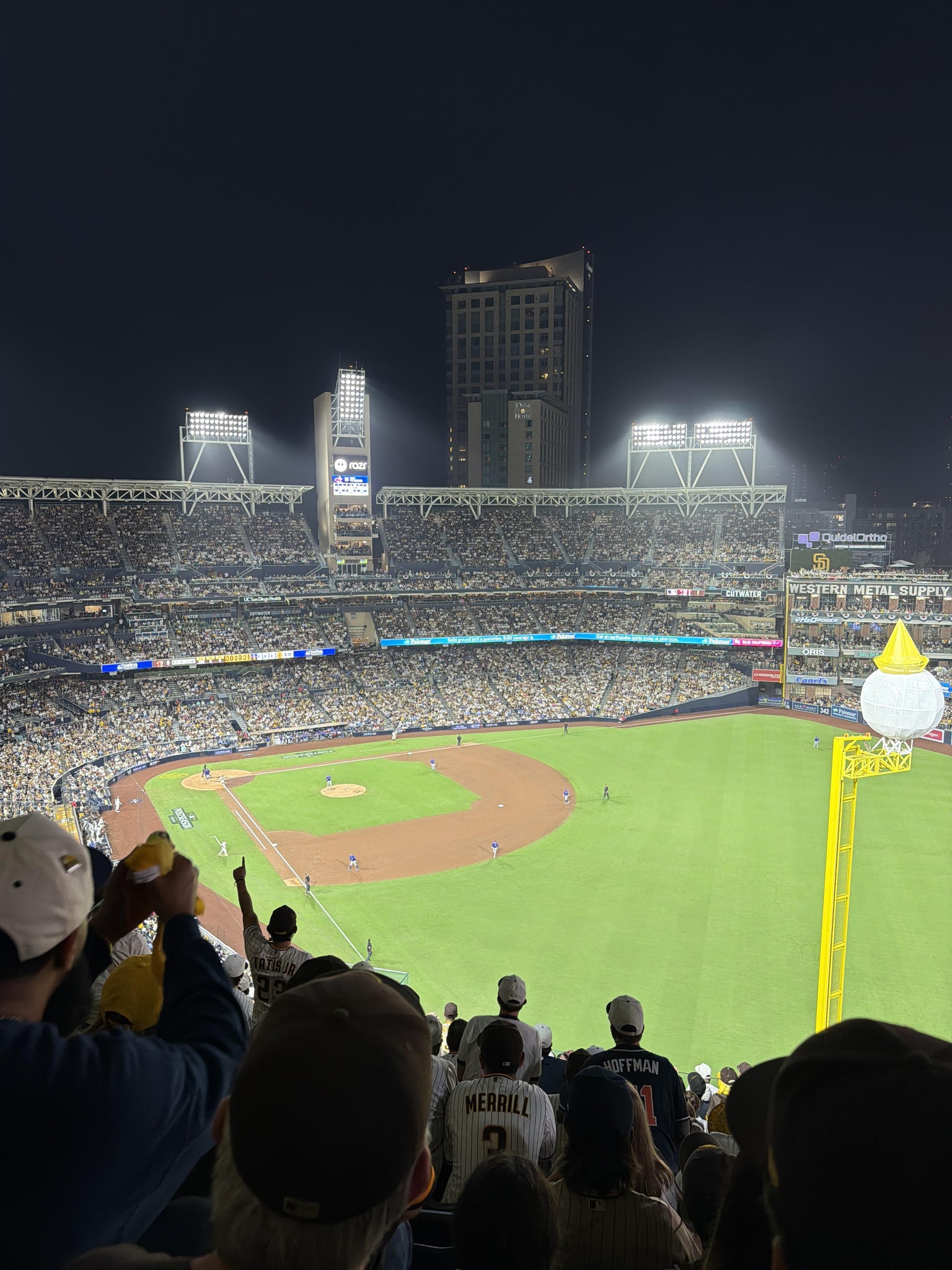 Real Fan View taken from Section 327 at Petco Park by Dylan C