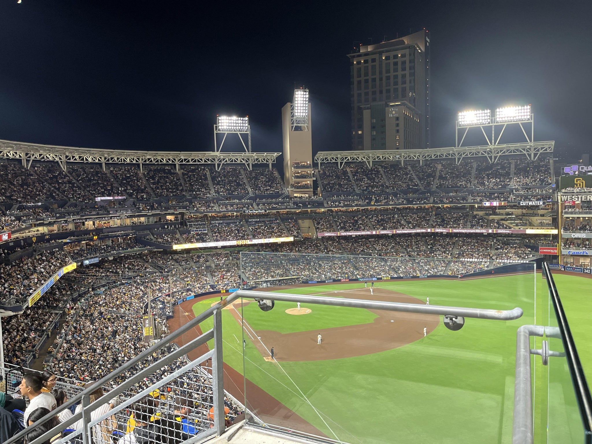 Real Fan View taken from Section 327 at Petco Park by Theodore D