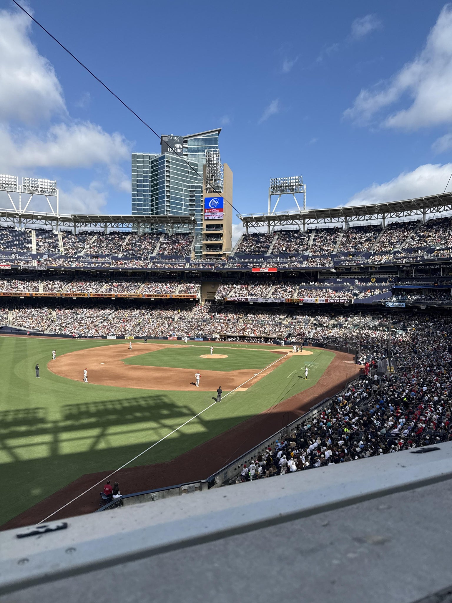 Real Fan View taken from Cutwater Agave Club at Petco Park by Michelle P