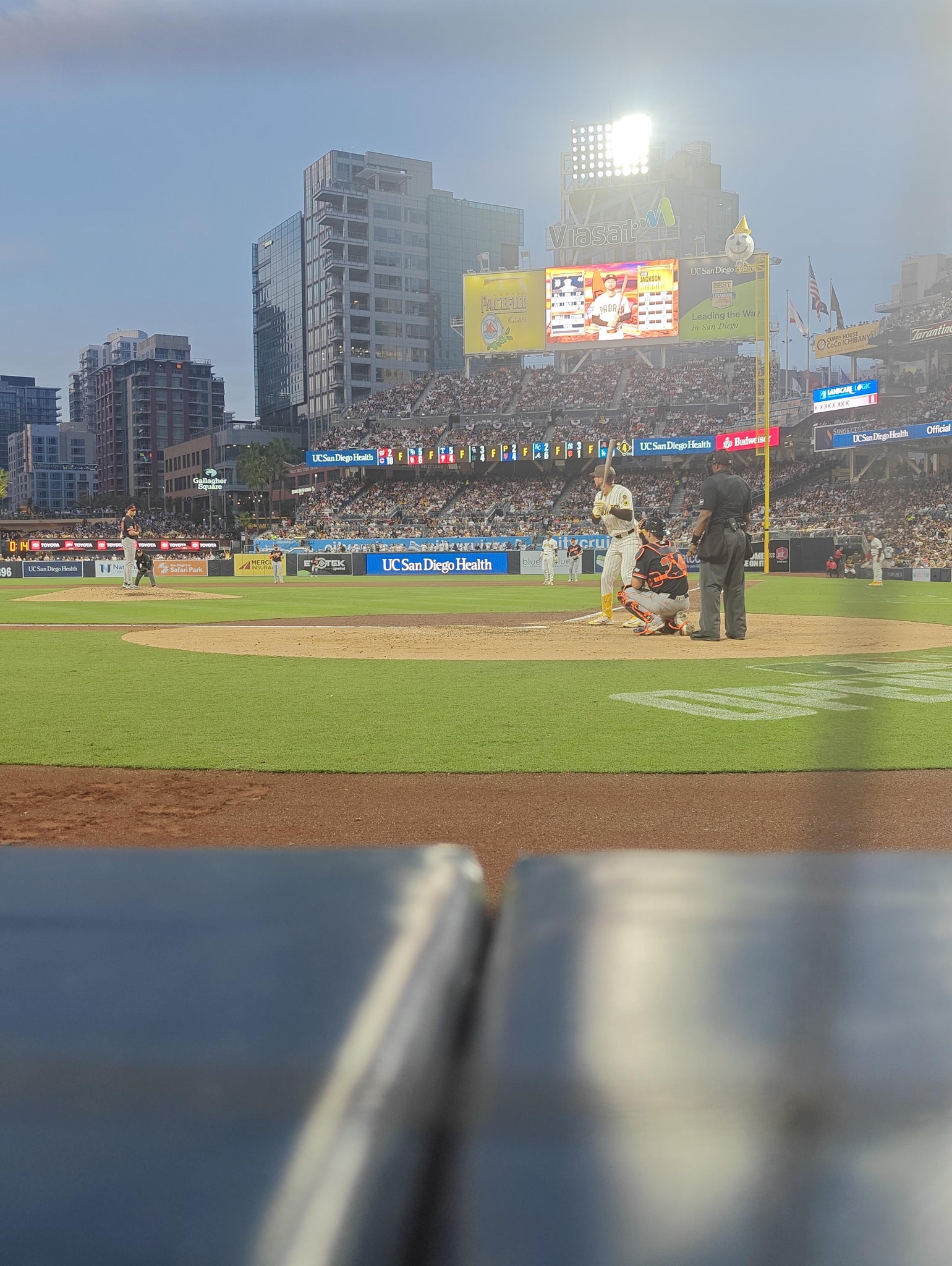 Real Fan View taken from Dugout 4 at Petco Park by Kurt K