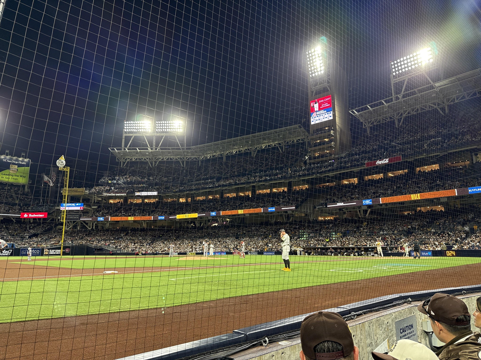 Real Fan View taken from Dugout 8 at Petco Park by Francisco C