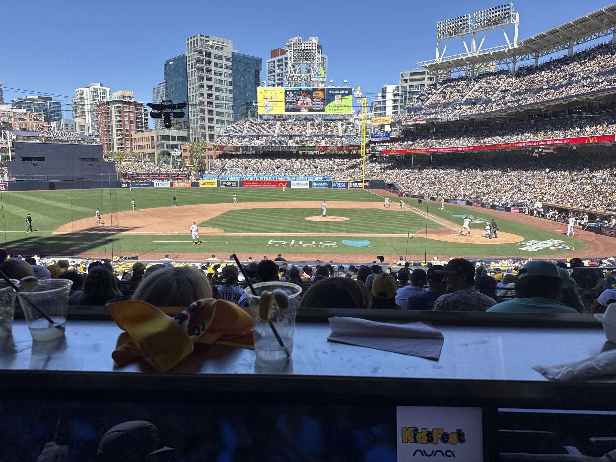 Real Fan View taken from Loge Box at Petco Park by Anonymous User