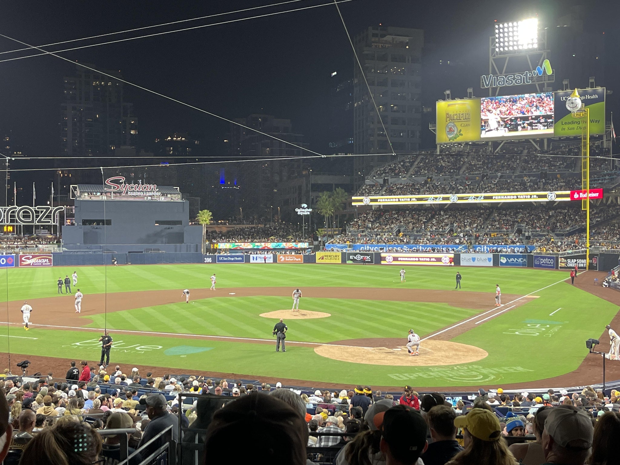 Real Fan View taken from Premier Club D at Petco Park by Phyllis M