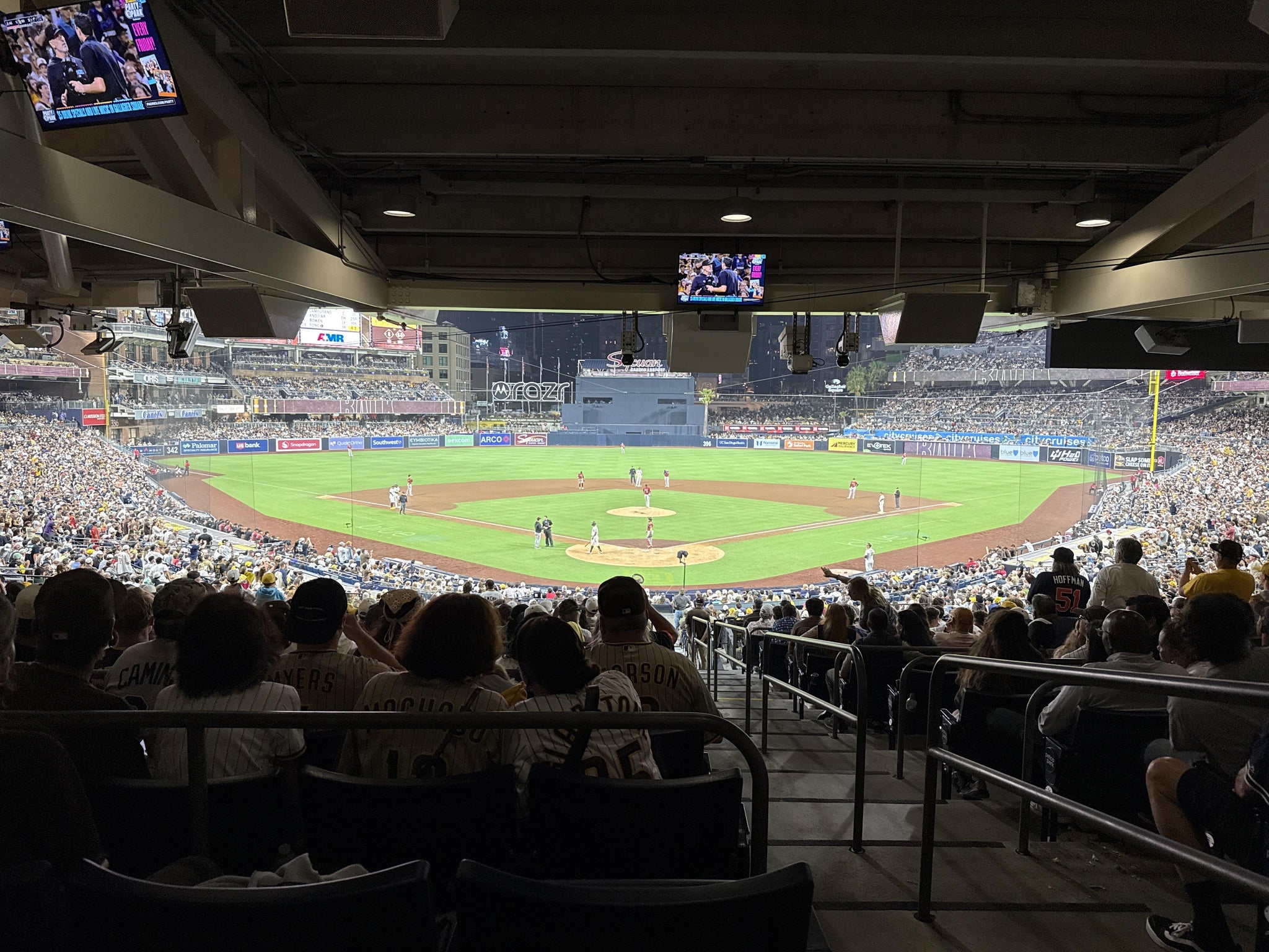 Real Fan View taken from Premier Club F at Petco Park by Branden M