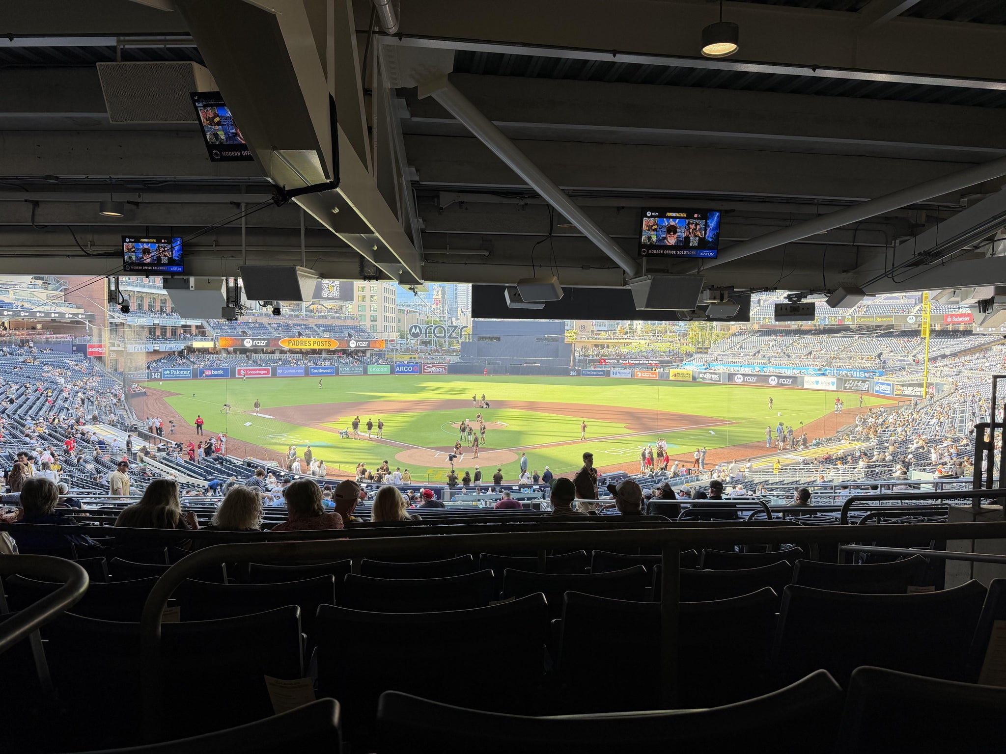 Real Fan View taken from Premier Club G at Petco Park by Nicholas R