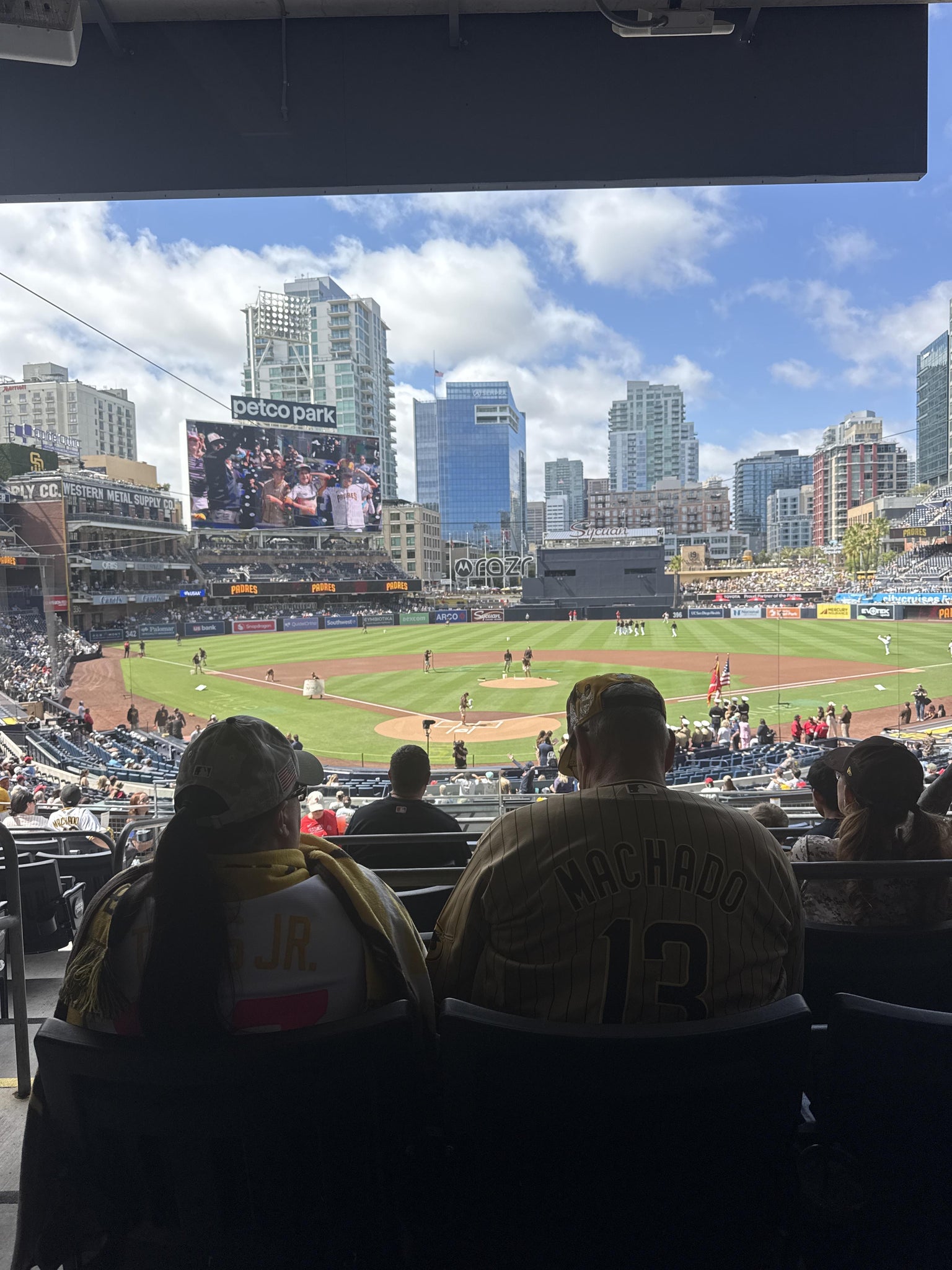 Real Fan View taken from Premier Club H at Petco Park by Sarah P