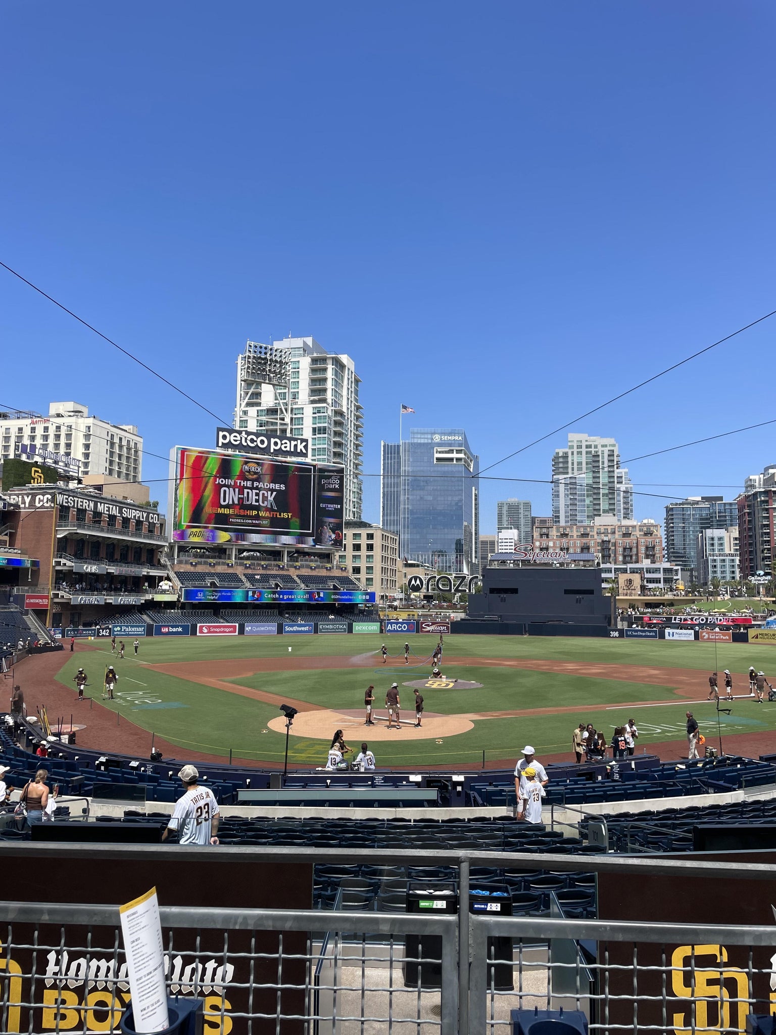 Real Fan View taken from Premier Club H at Petco Park by Ellen V