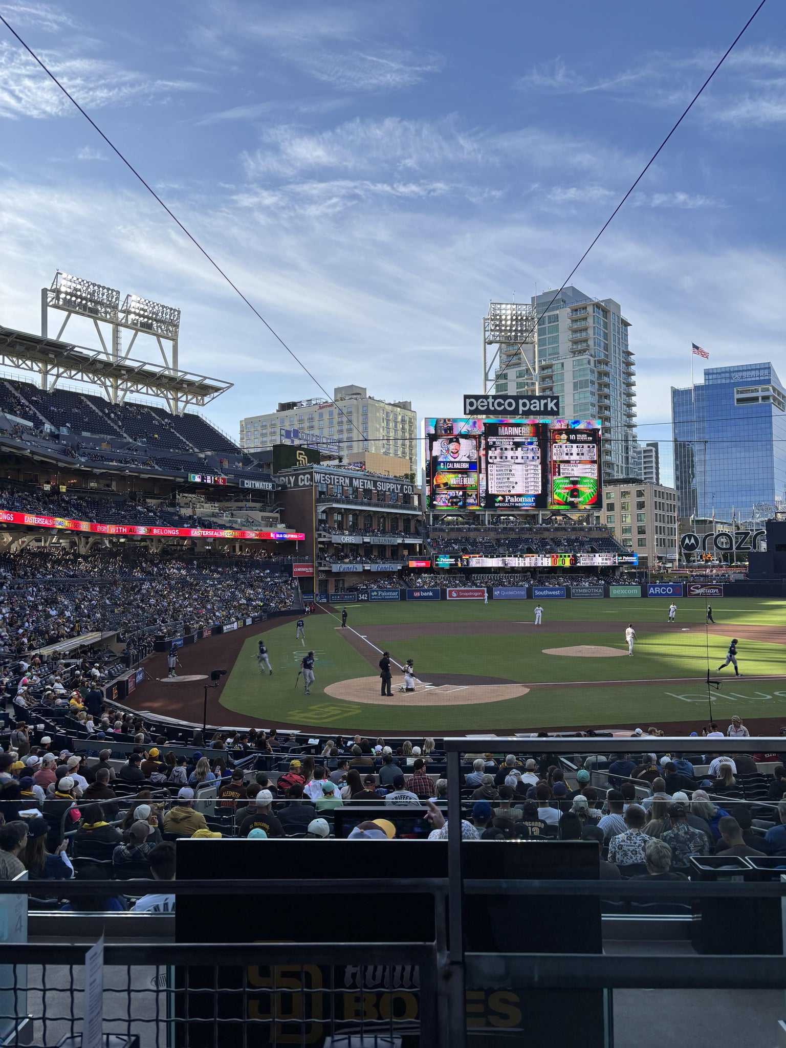 Real Fan View taken from Premier Club J at Petco Park by Brian M