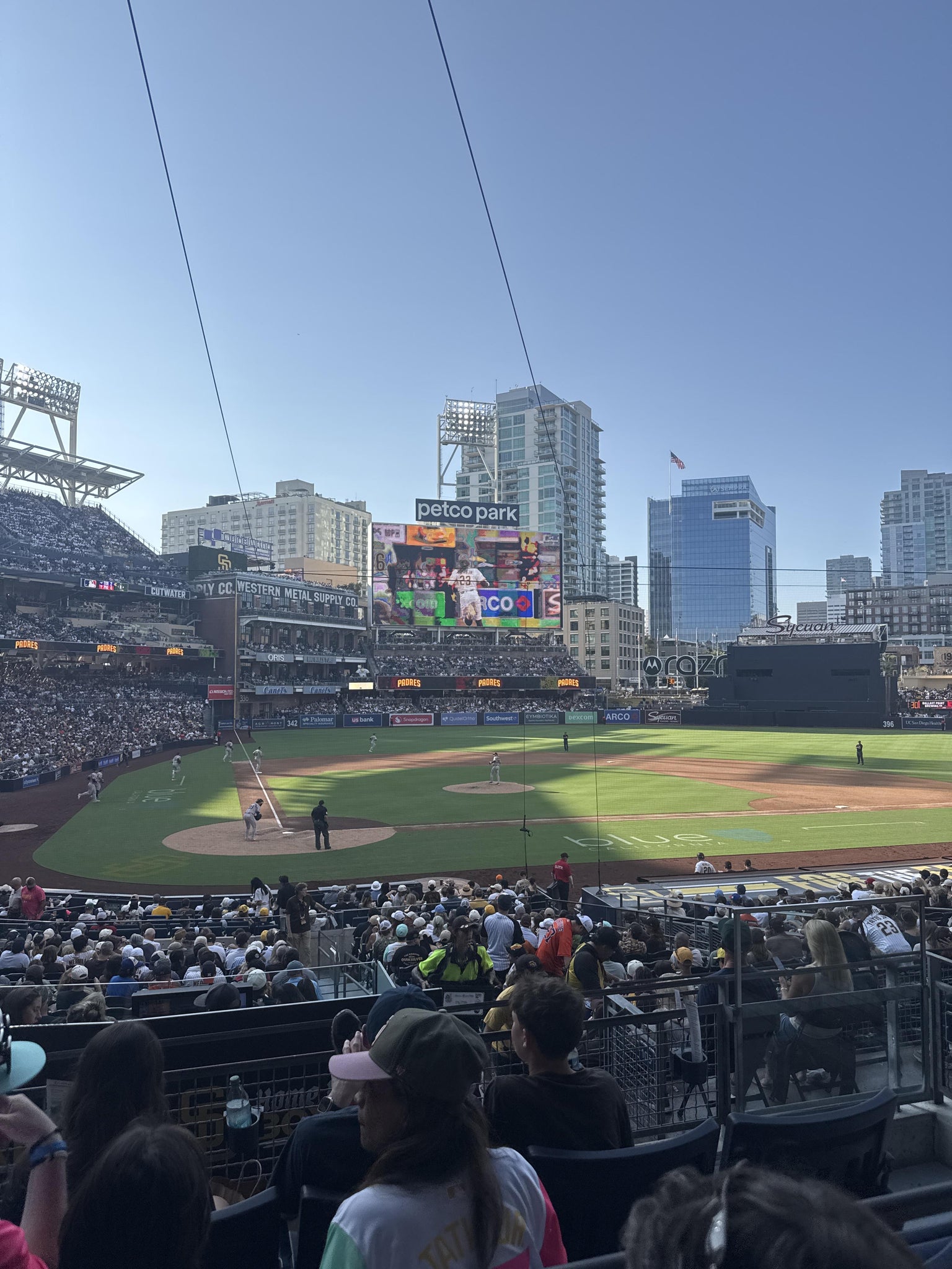 Real Fan View taken from Premier Club K at Petco Park by Kyle L