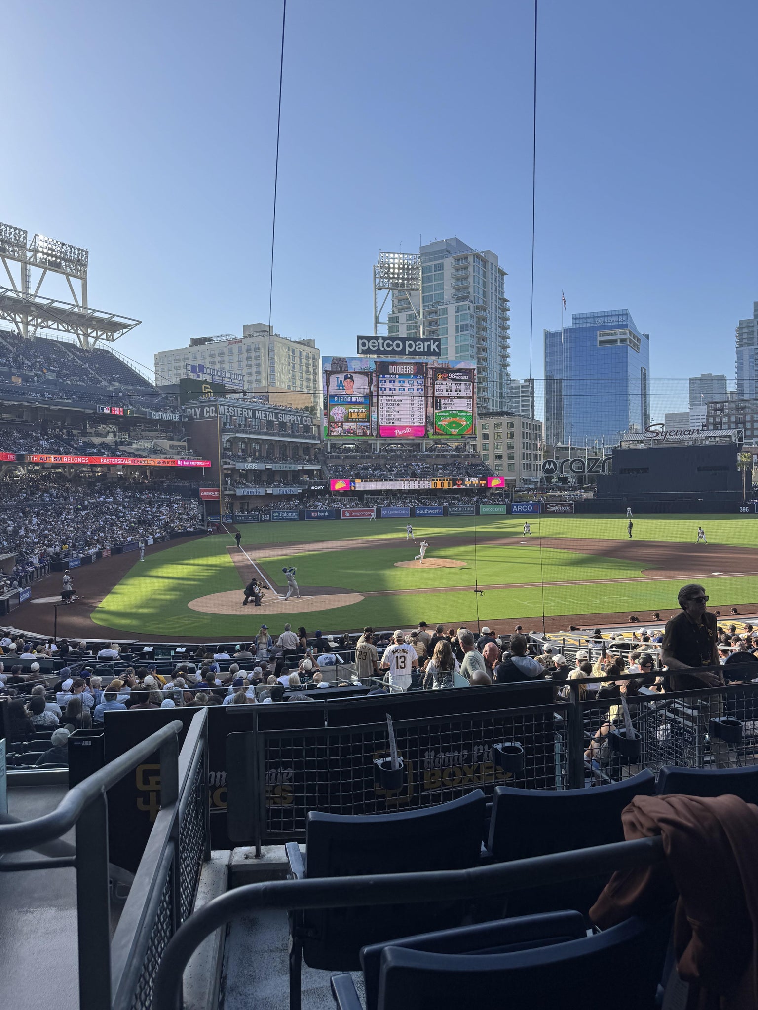 Real Fan View taken from Premier Club K at Petco Park by Kyle L