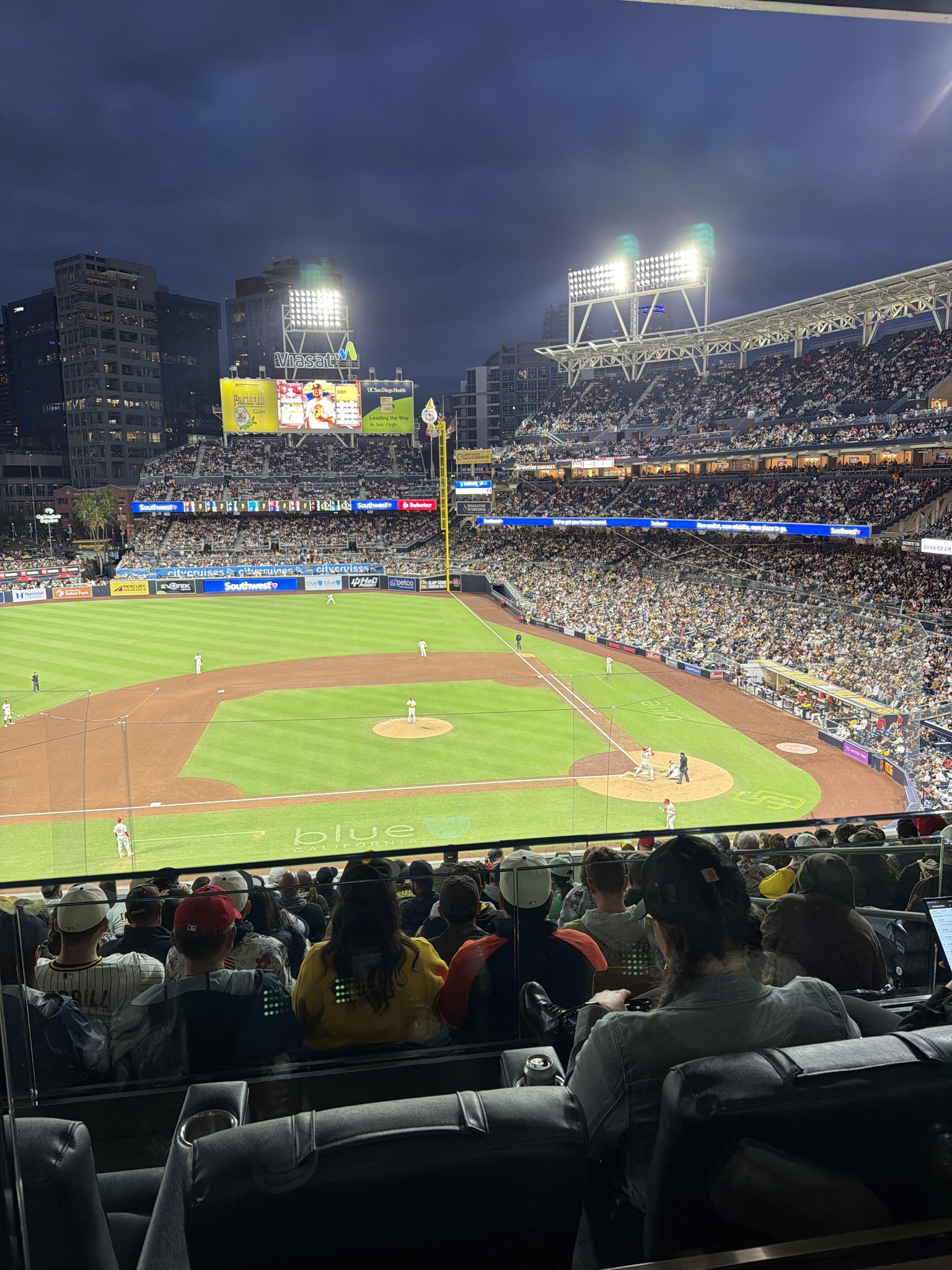 Vue réelle des fans prise de la The Coronado Club 208 au site Petco Park par Jackson V