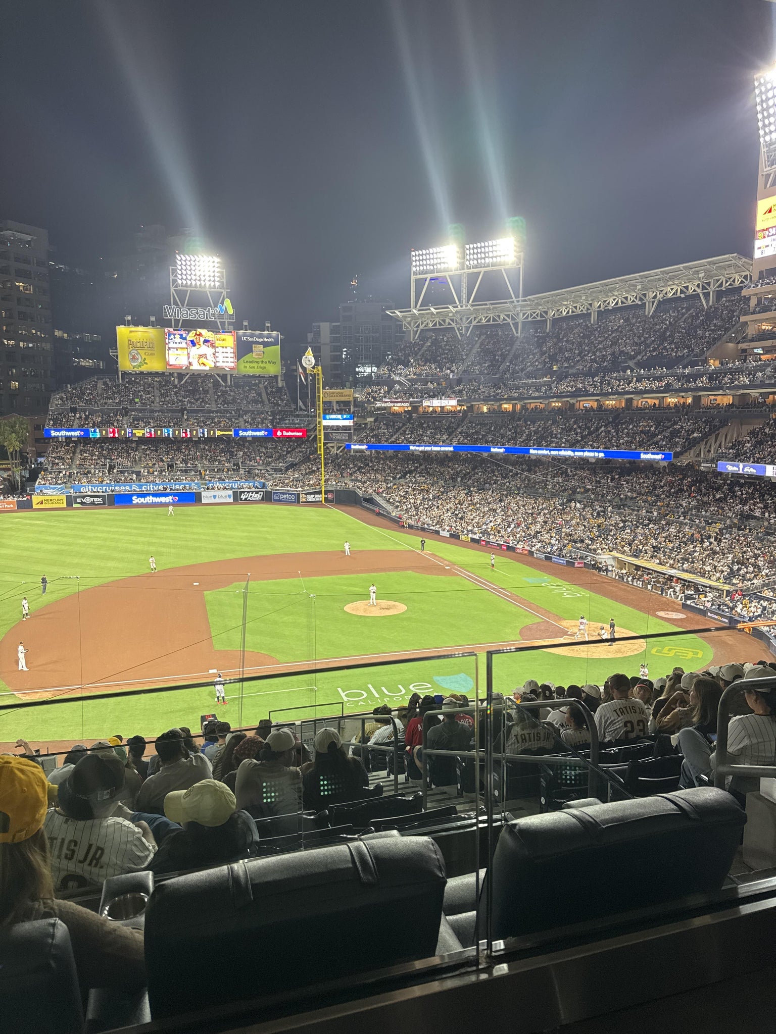 Real Fan View taken from The Coronado Club 210 at Petco Park by James S