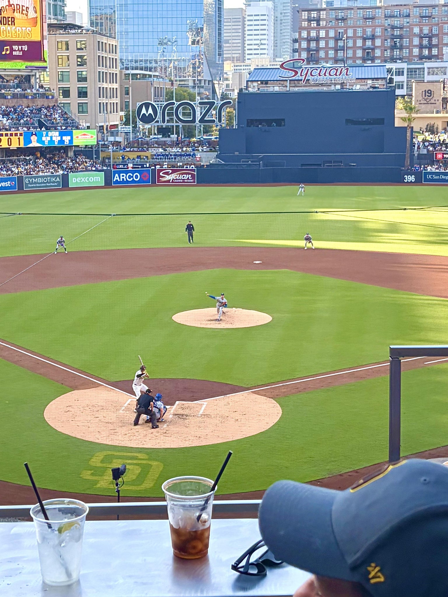 Real Fan View taken from The Gallagher Chairmans Club B at Petco Park by Matthew B