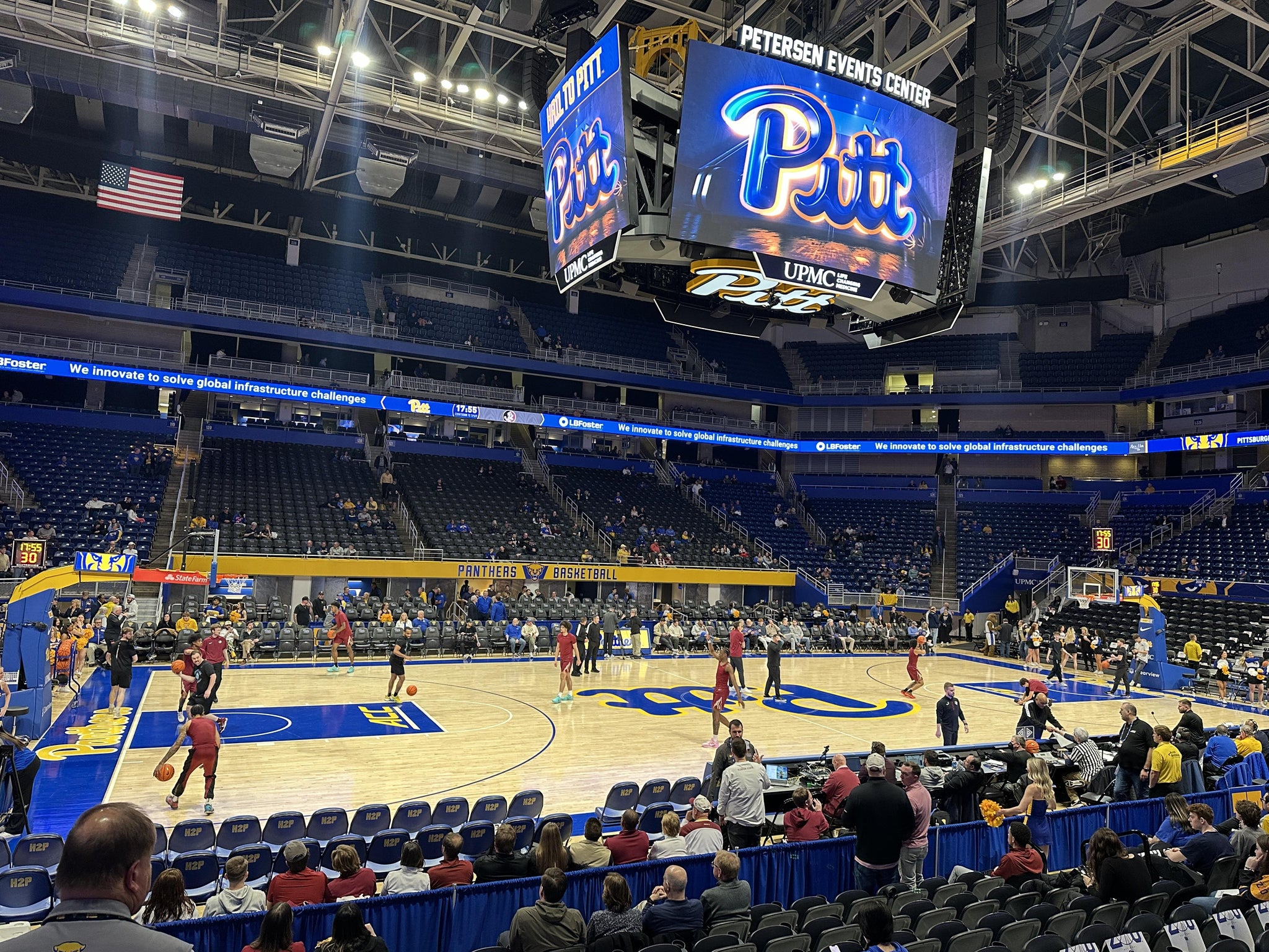 Real Fan View taken from Section 109 at Petersen Events Center by William G