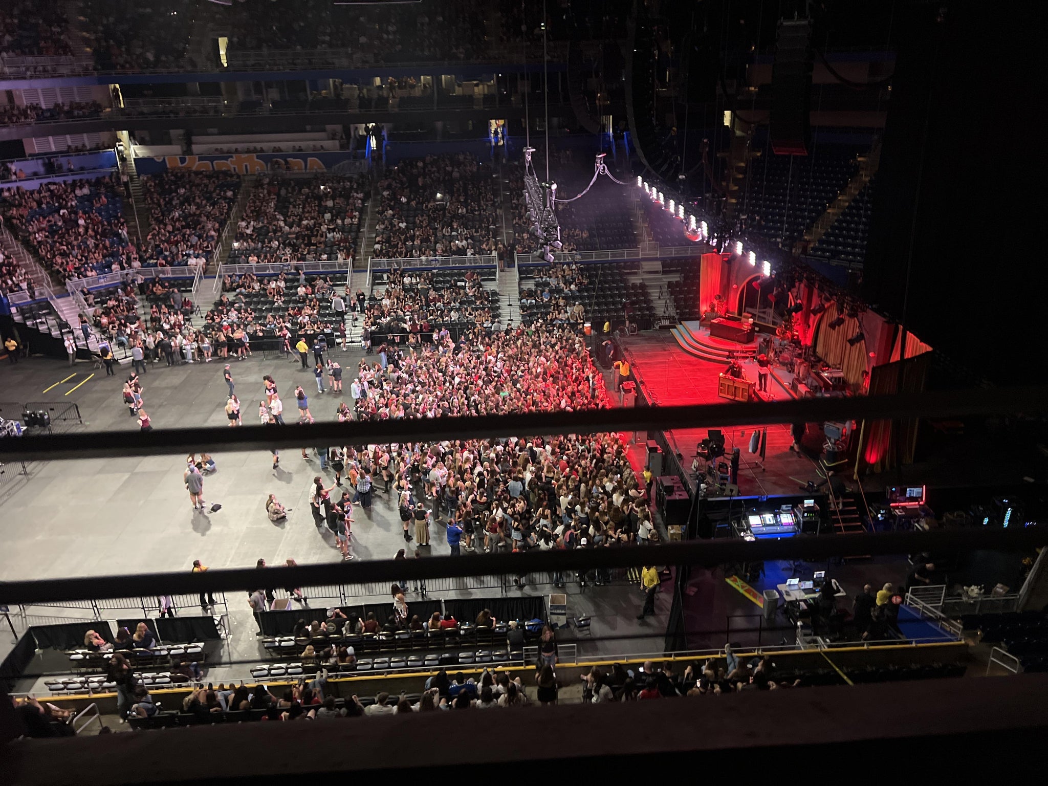 Real Fan View taken from Section 221 at Petersen Events Center by Courtney H
