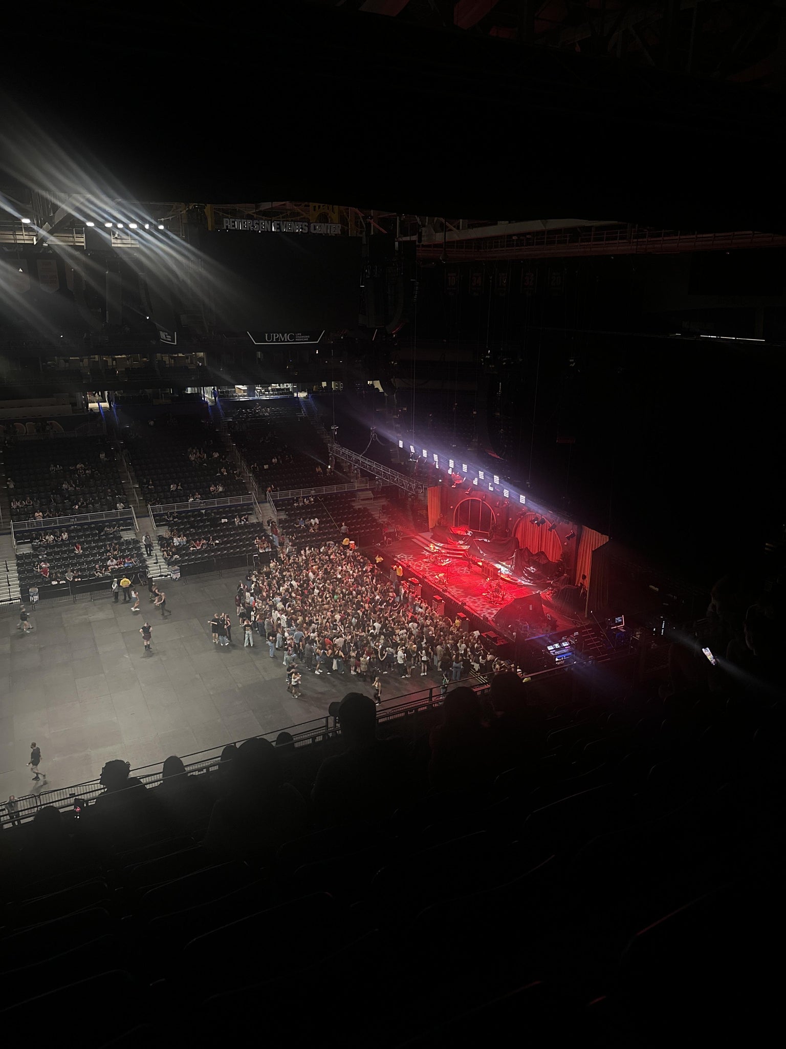 Real Fan View taken from Section 222 at Petersen Events Center by Charles S