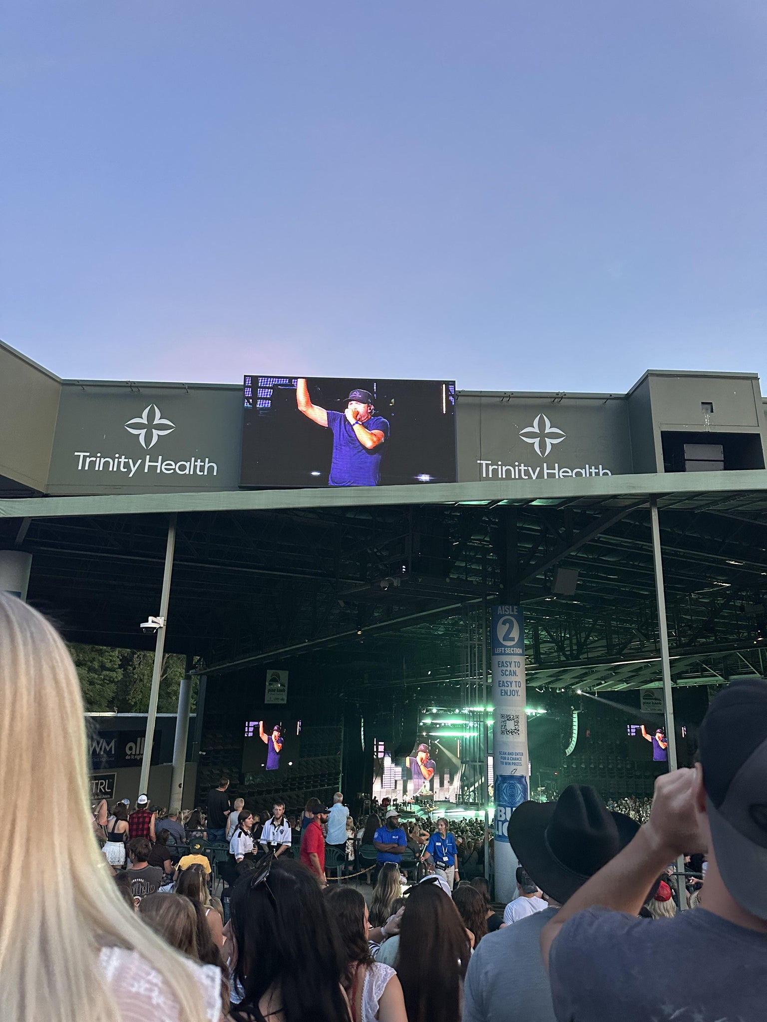 Real Fan View taken from GA Lawn at Pine Knob Music Theatre by Lindsay L