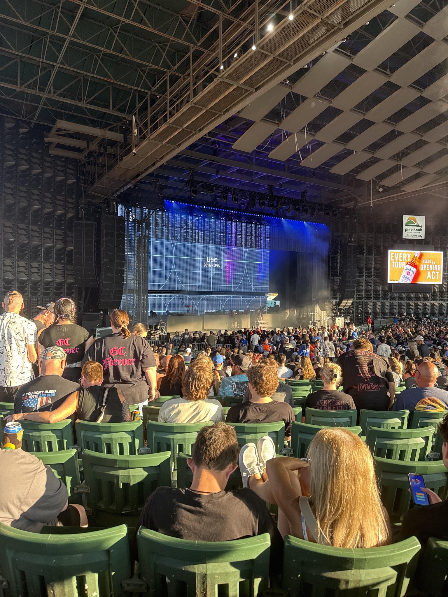 Real Fan View taken from Section LTC 6 at Pine Knob Music Theatre by Kyra B