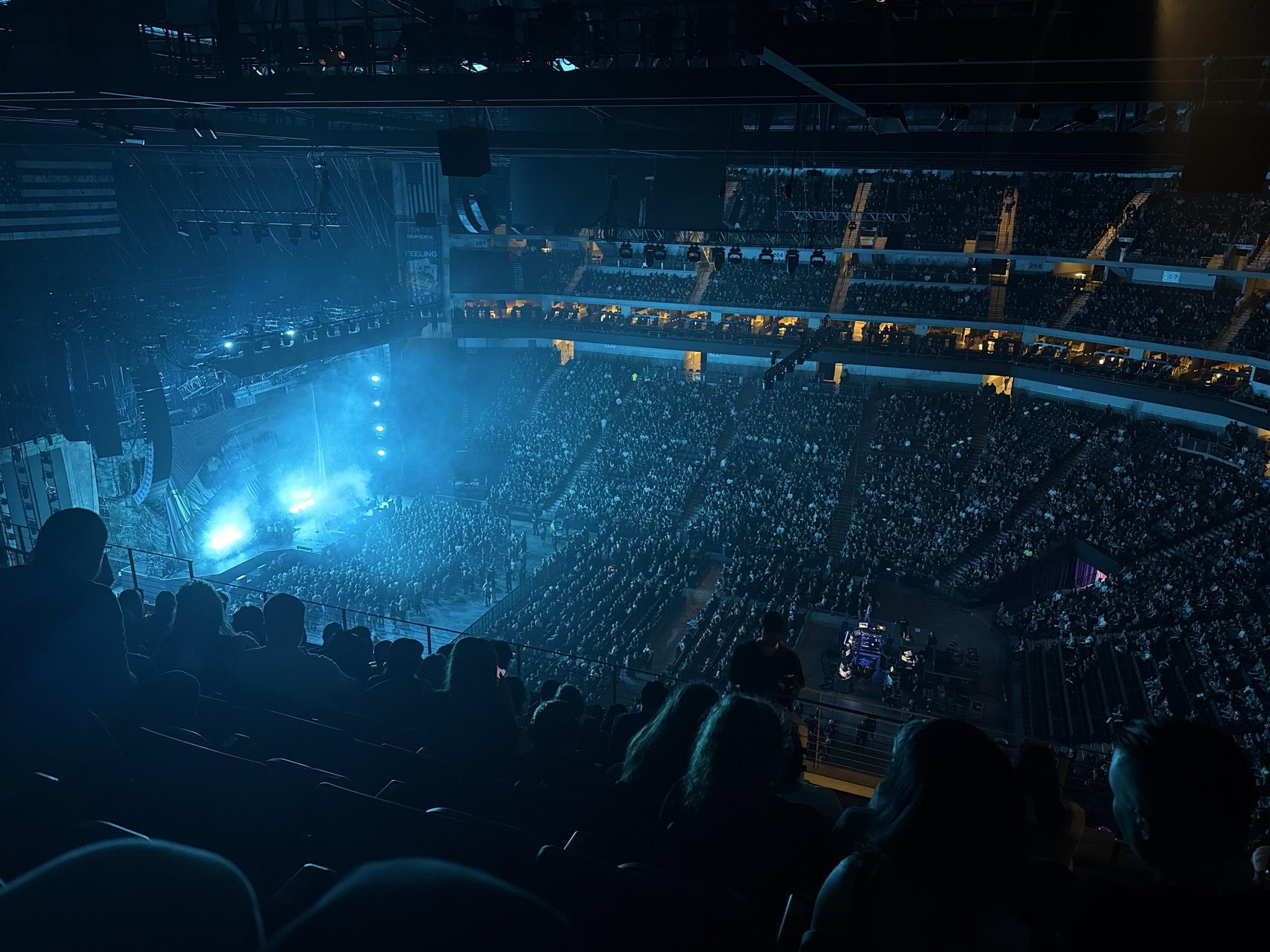 Real Fan View taken from Section 318 at Pinnacle Bank Arena by Gavin R
