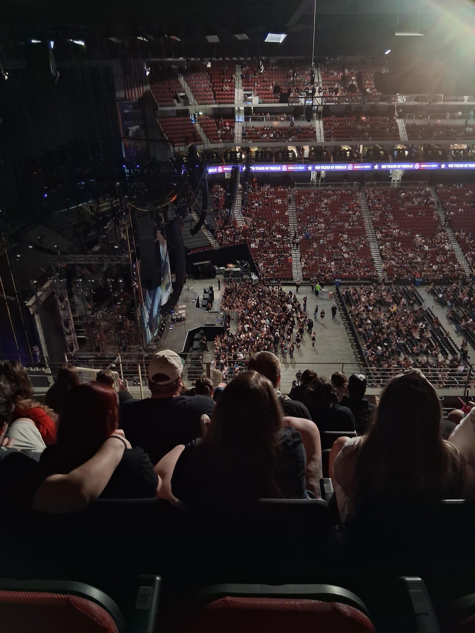 Real Fan View taken from Section 320 at Pinnacle Bank Arena by Anonymous User