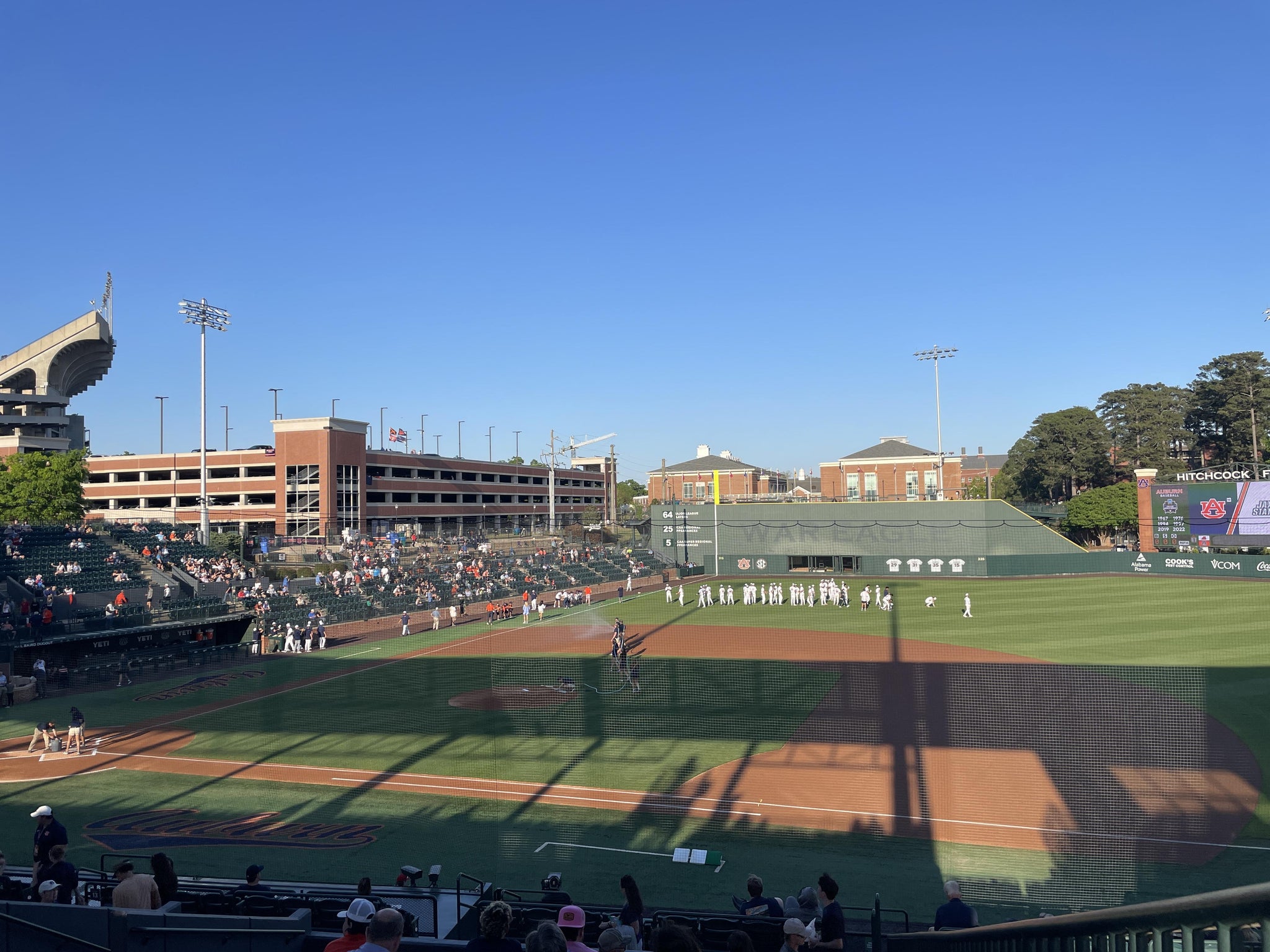 Real Fan View taken from Section 101 at Plainsman Park by Richard T