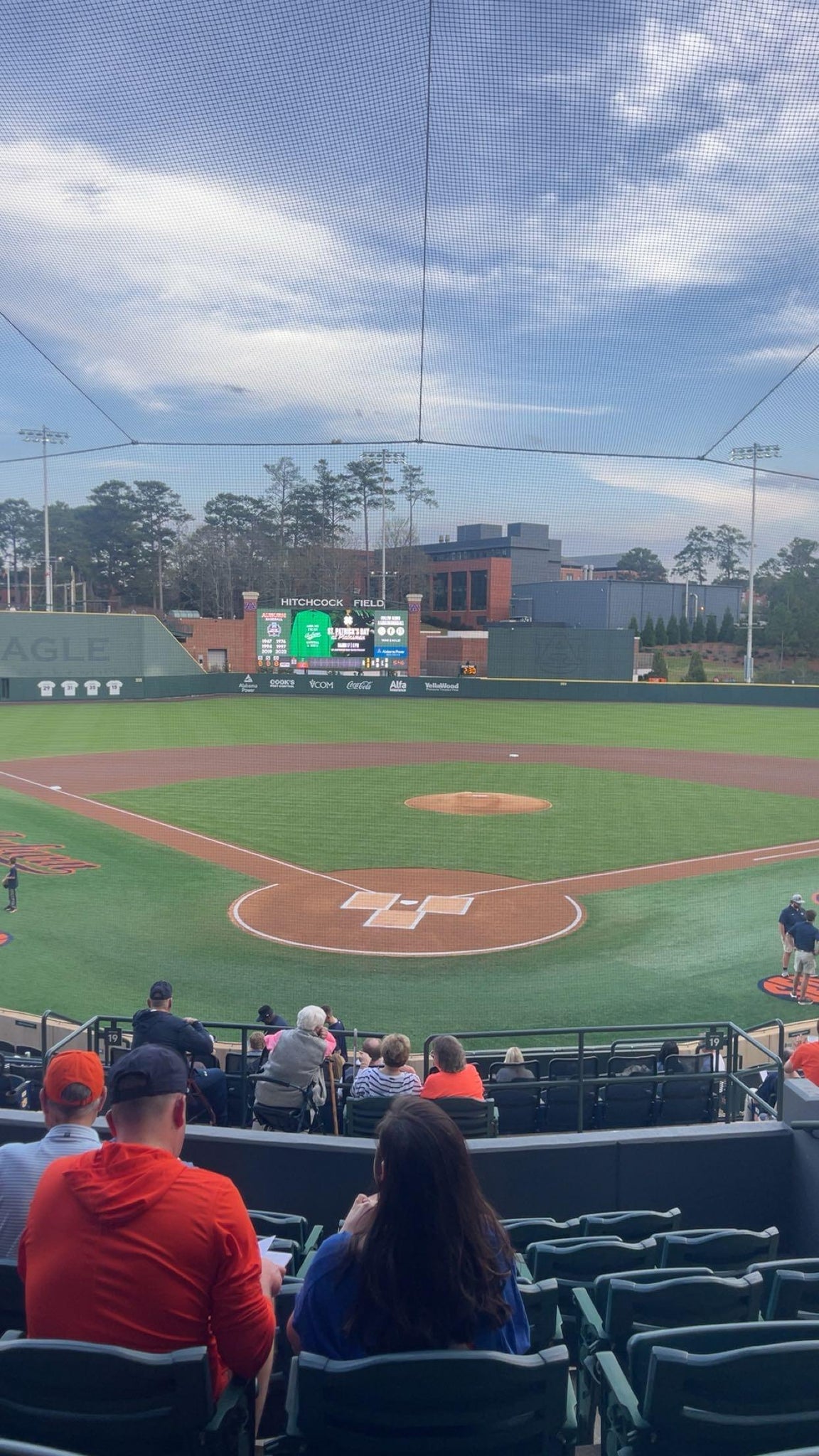 Real Fan View taken from Section 106 at Plainsman Park by Gina M