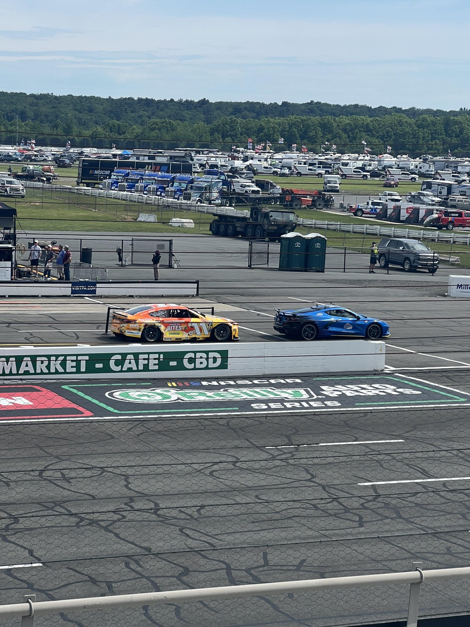 Real Fan View taken from Section 102 at Pocono Raceway by John P